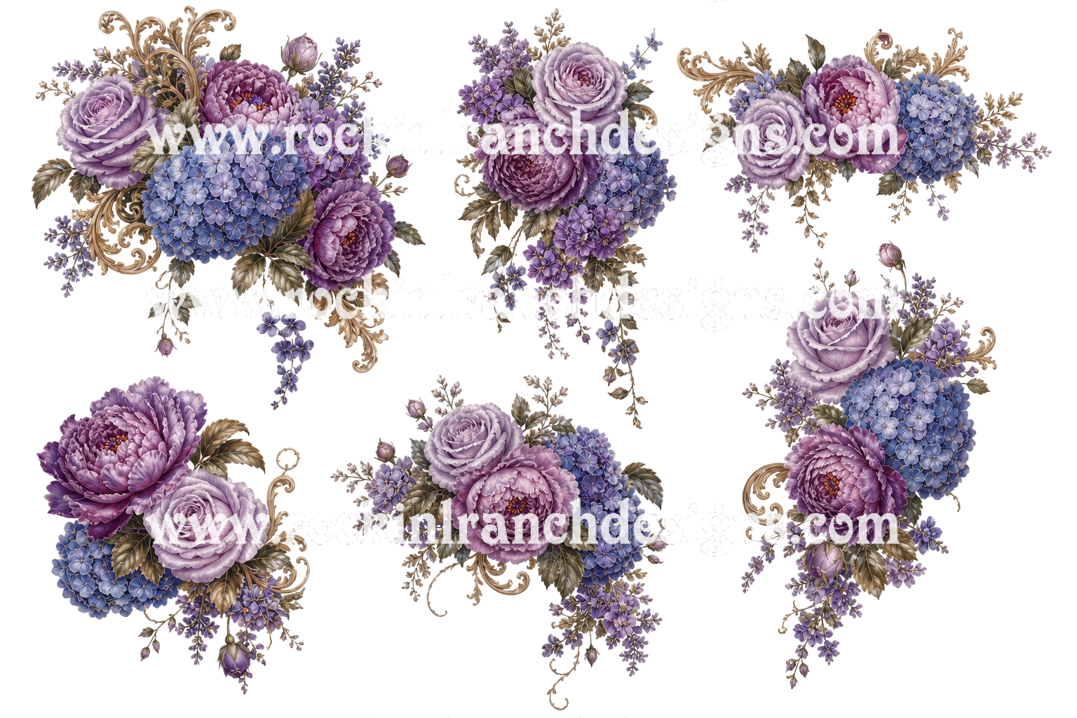 Lavender Dreams florals 12