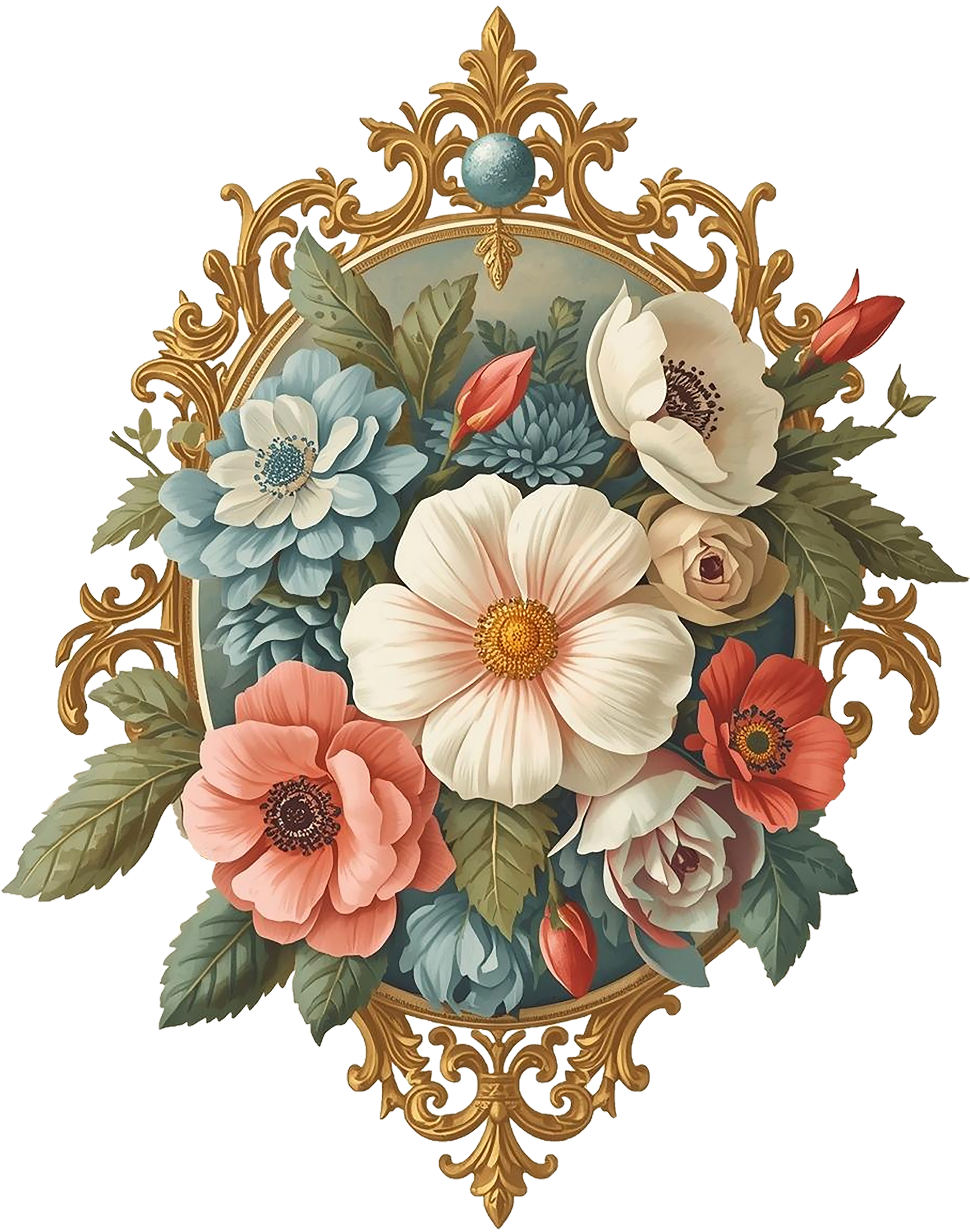 Floral Pendant 1