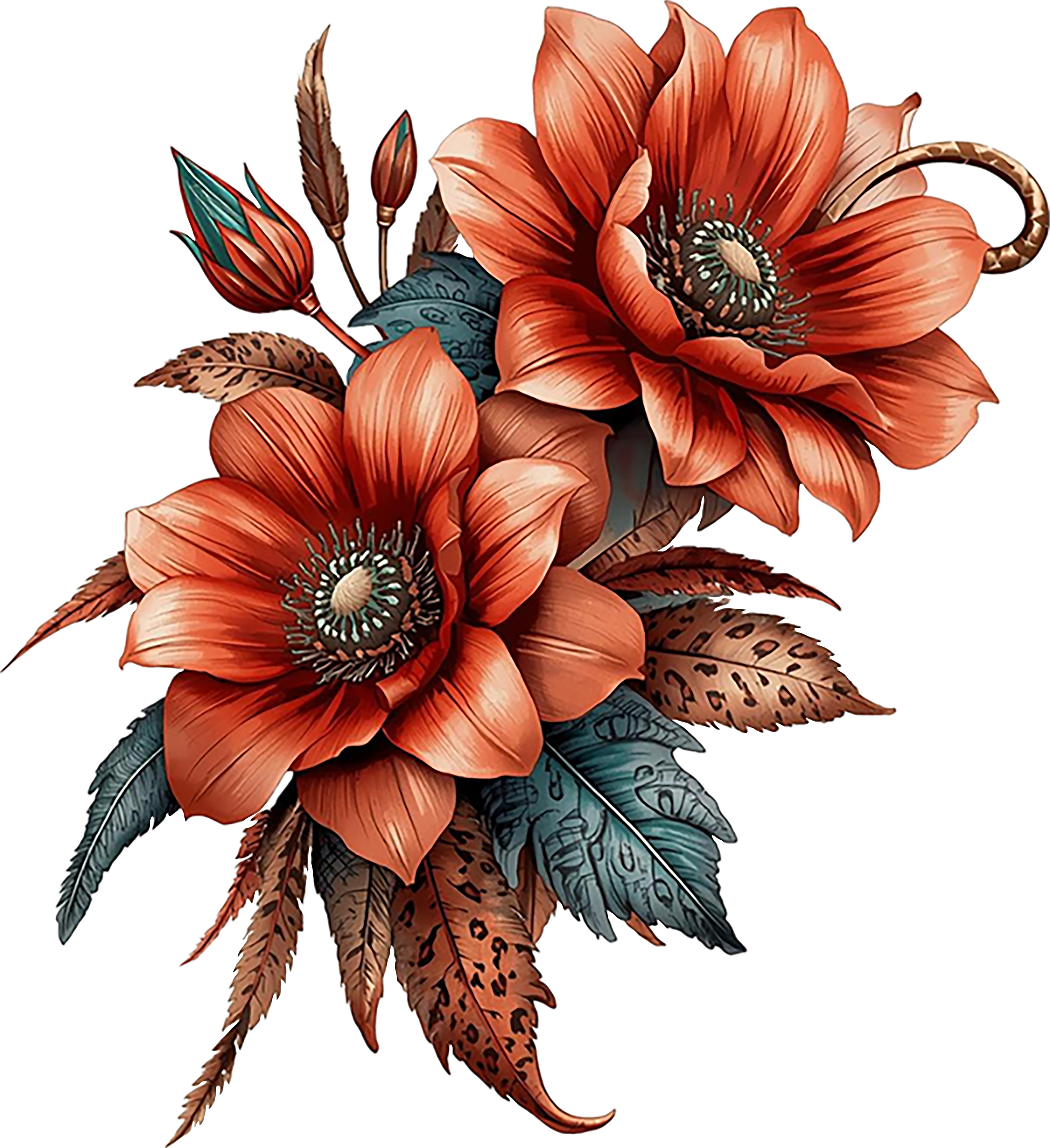 Western Floral 60