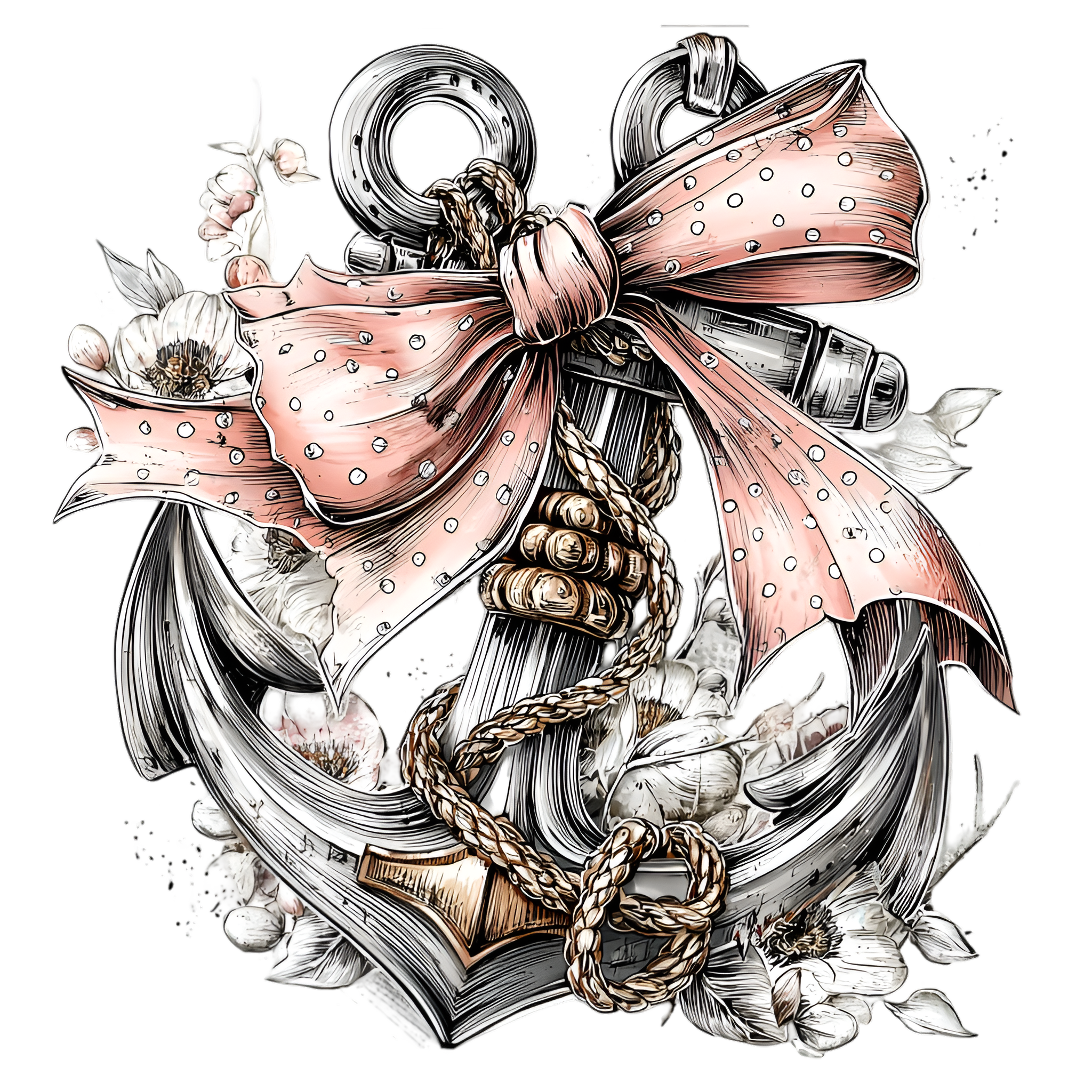 Pink Ribbon Anchor 3