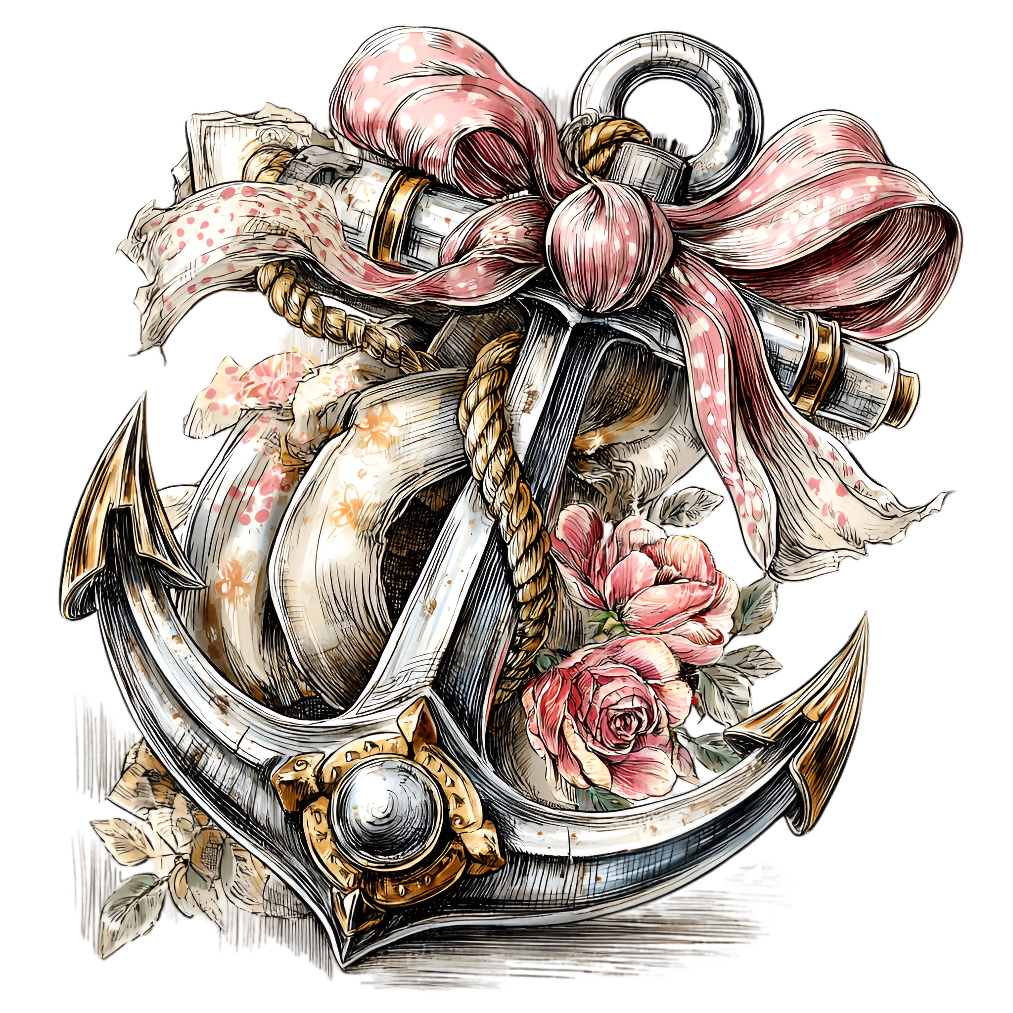 Pink Ribbon Anchor 5