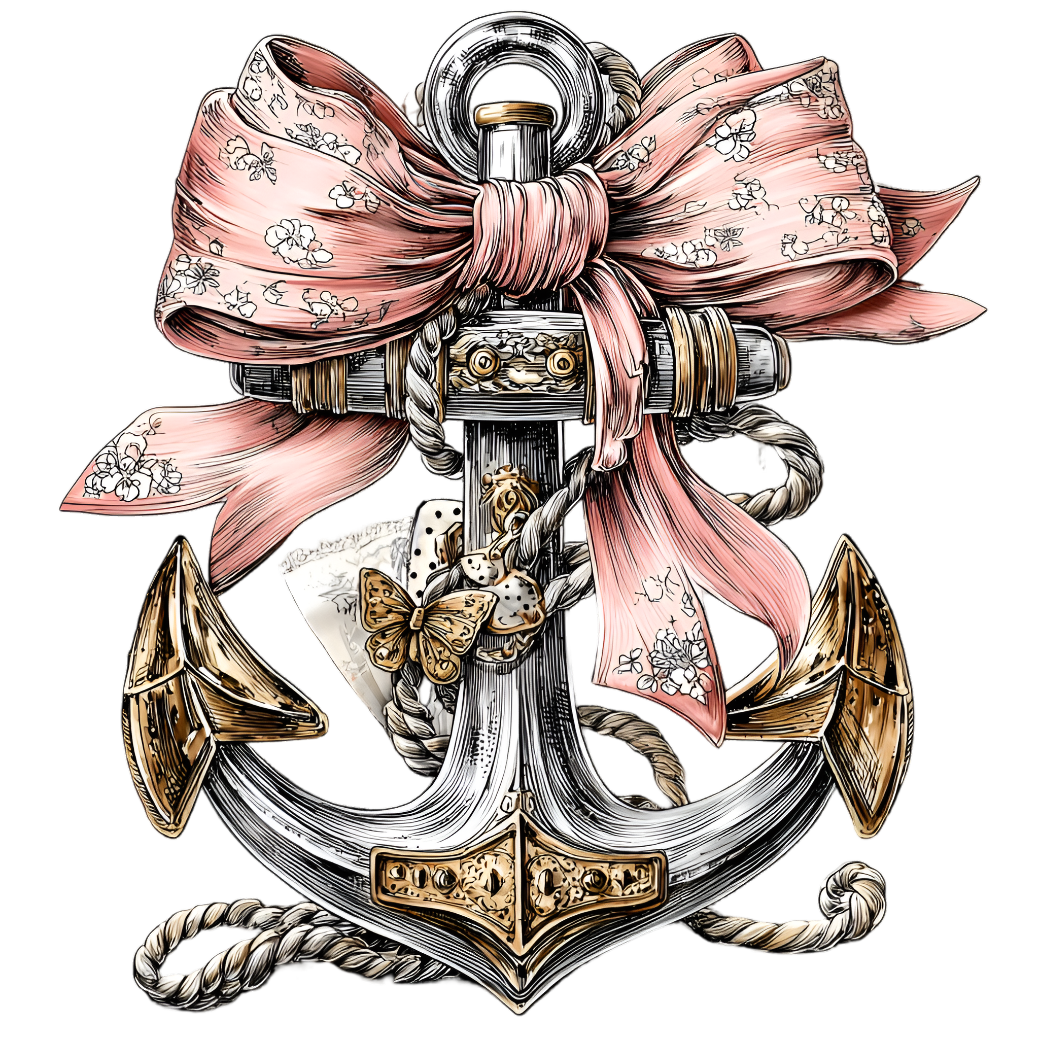 Pink Ribbon Anchor 49