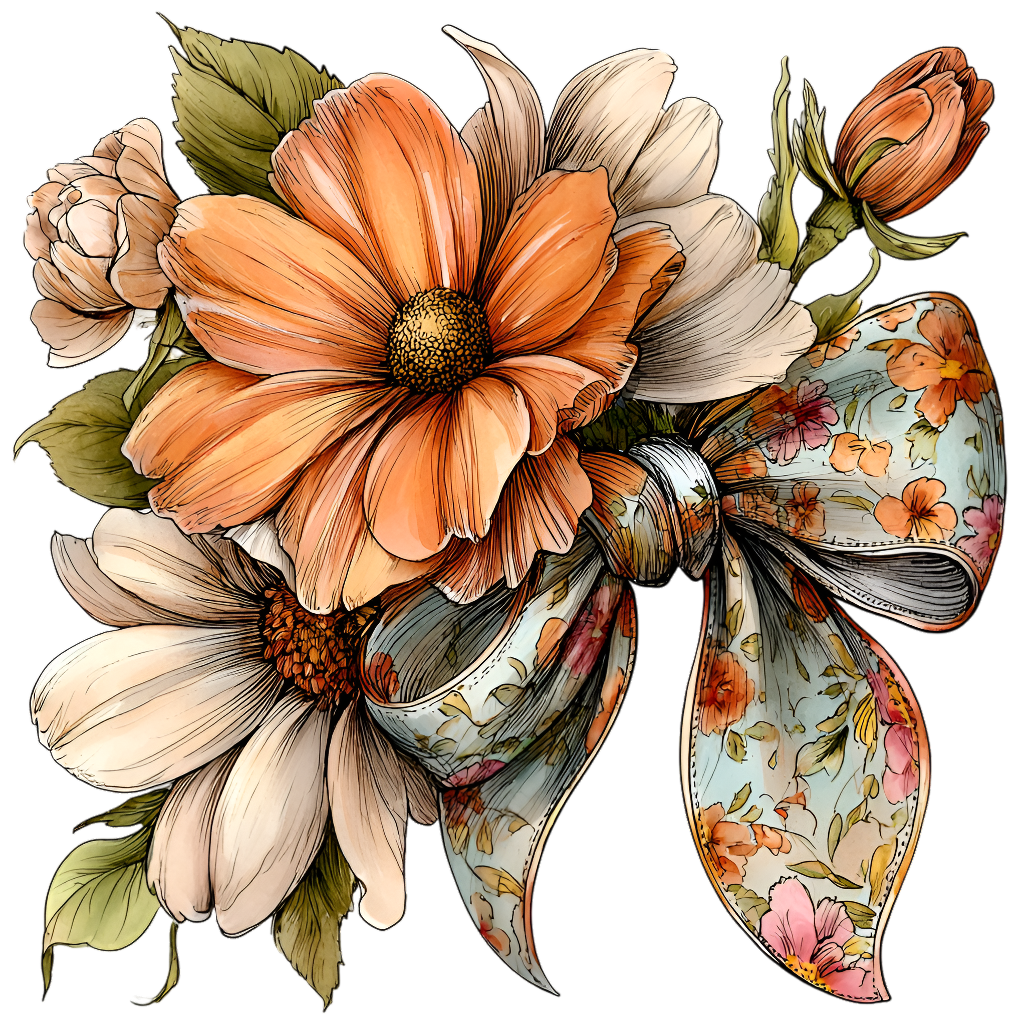 Floral Bow 48