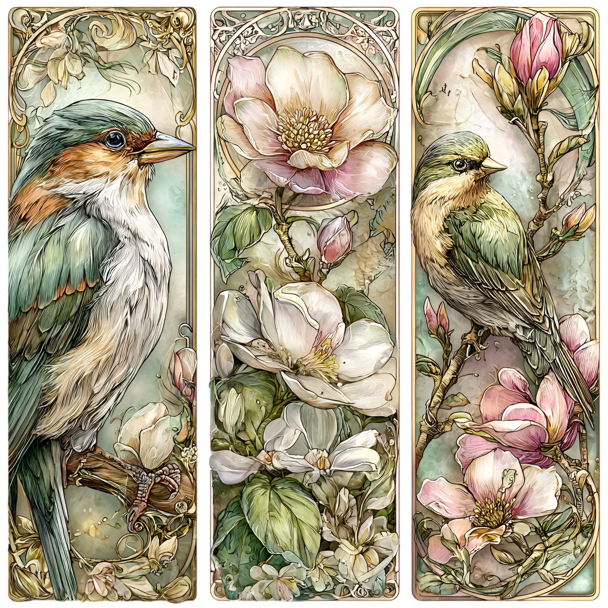 Spring Bird Panel 24