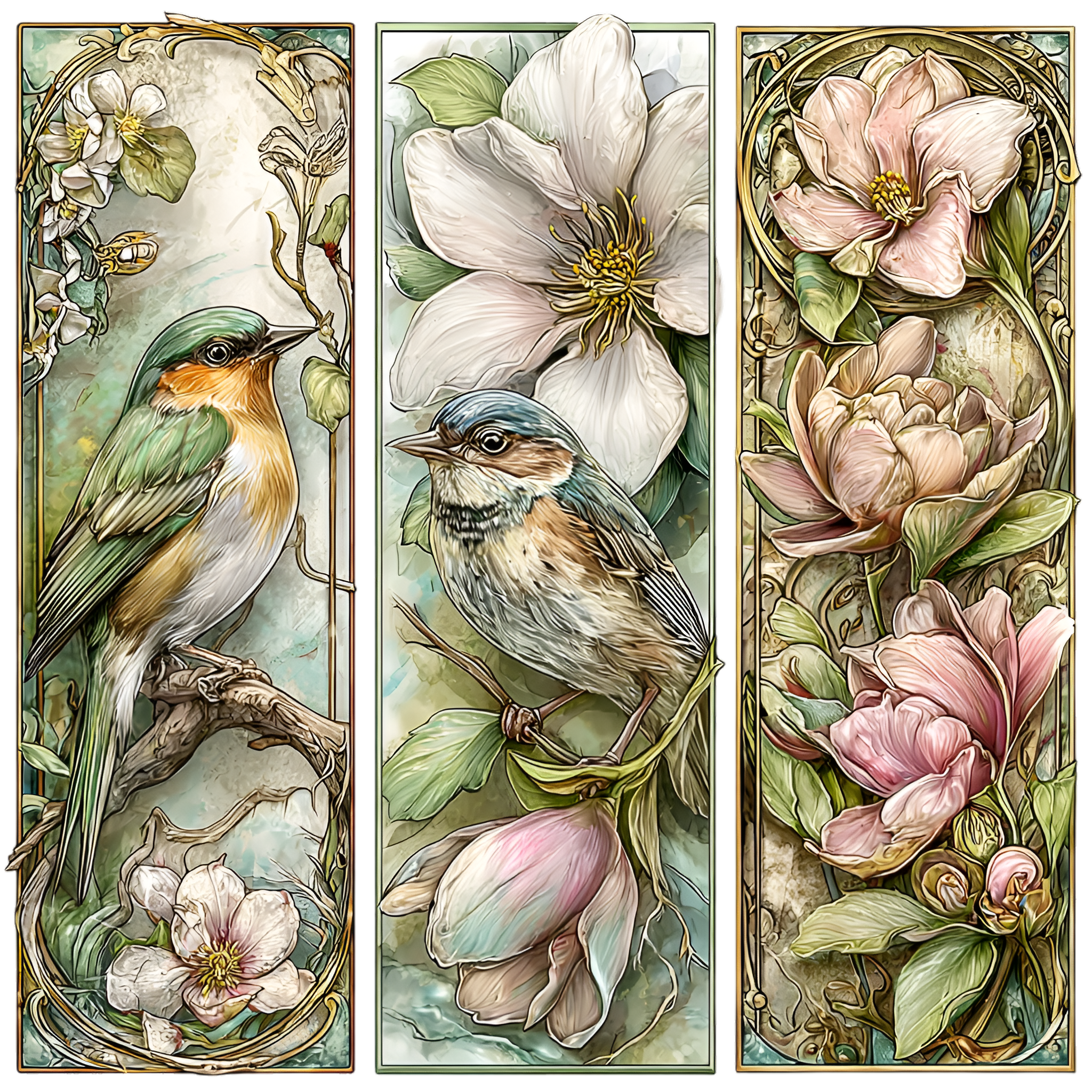Spring Bird Panel 36