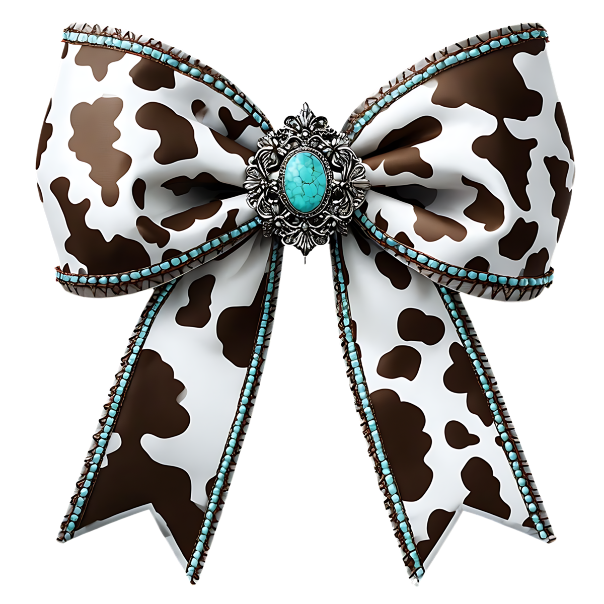 Cow print Bow 8