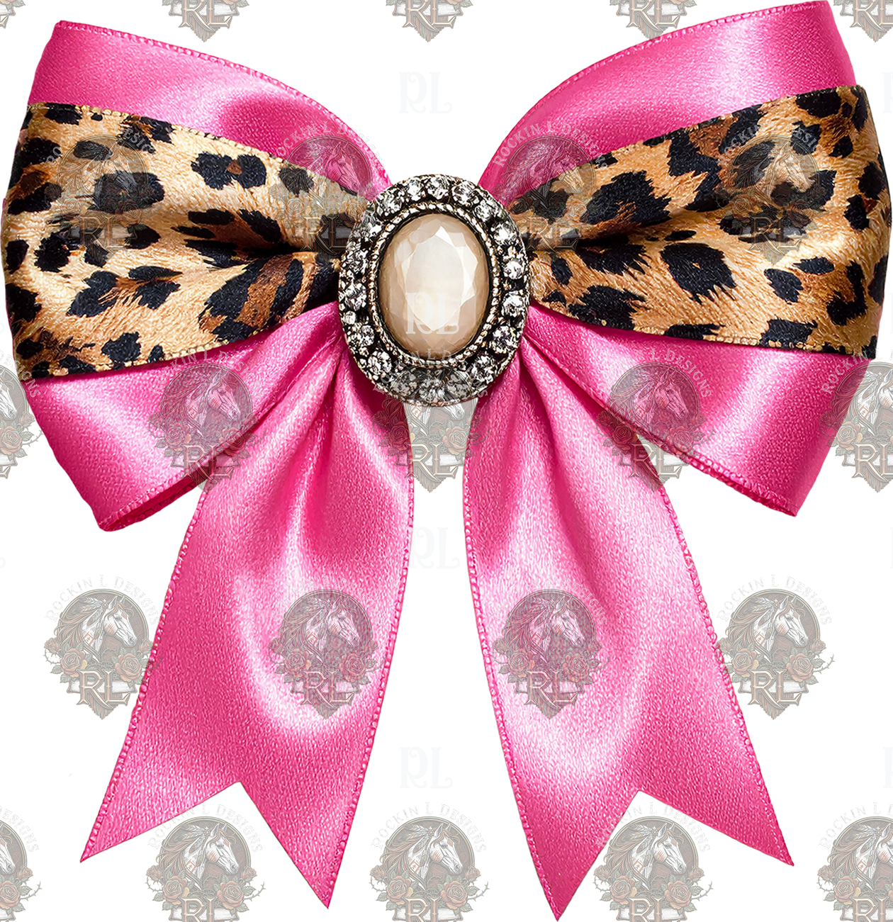 Bow Pink & Leopard aa2
