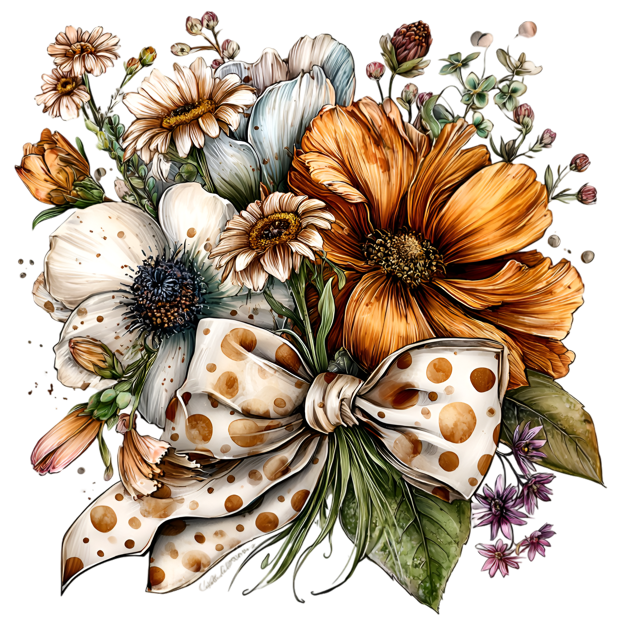 Bow Flowers 37