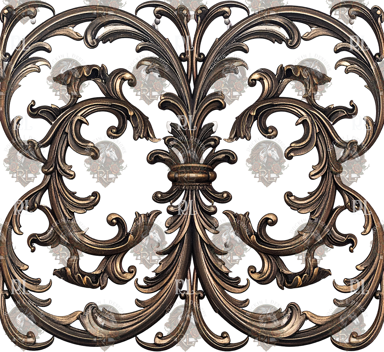 Bronze Ornate Element 309