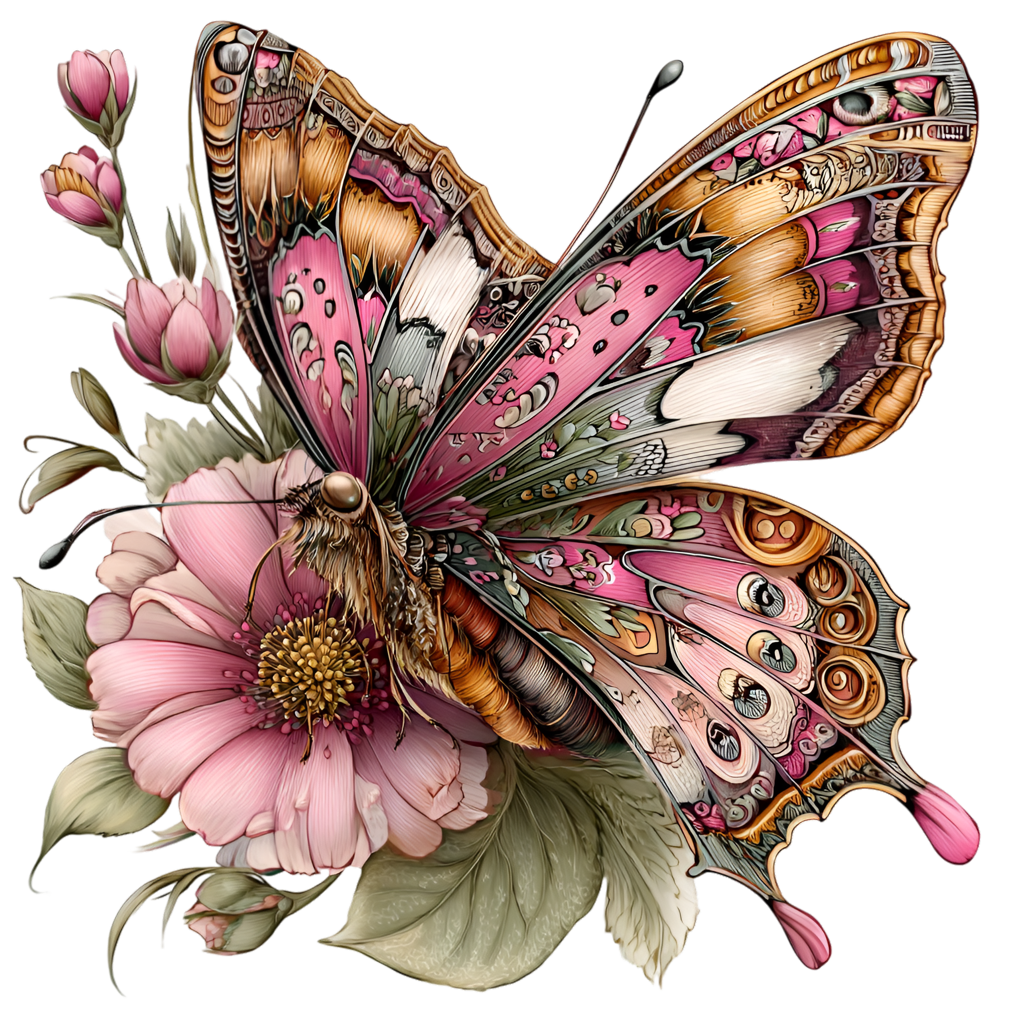 Pink Butterfly 38