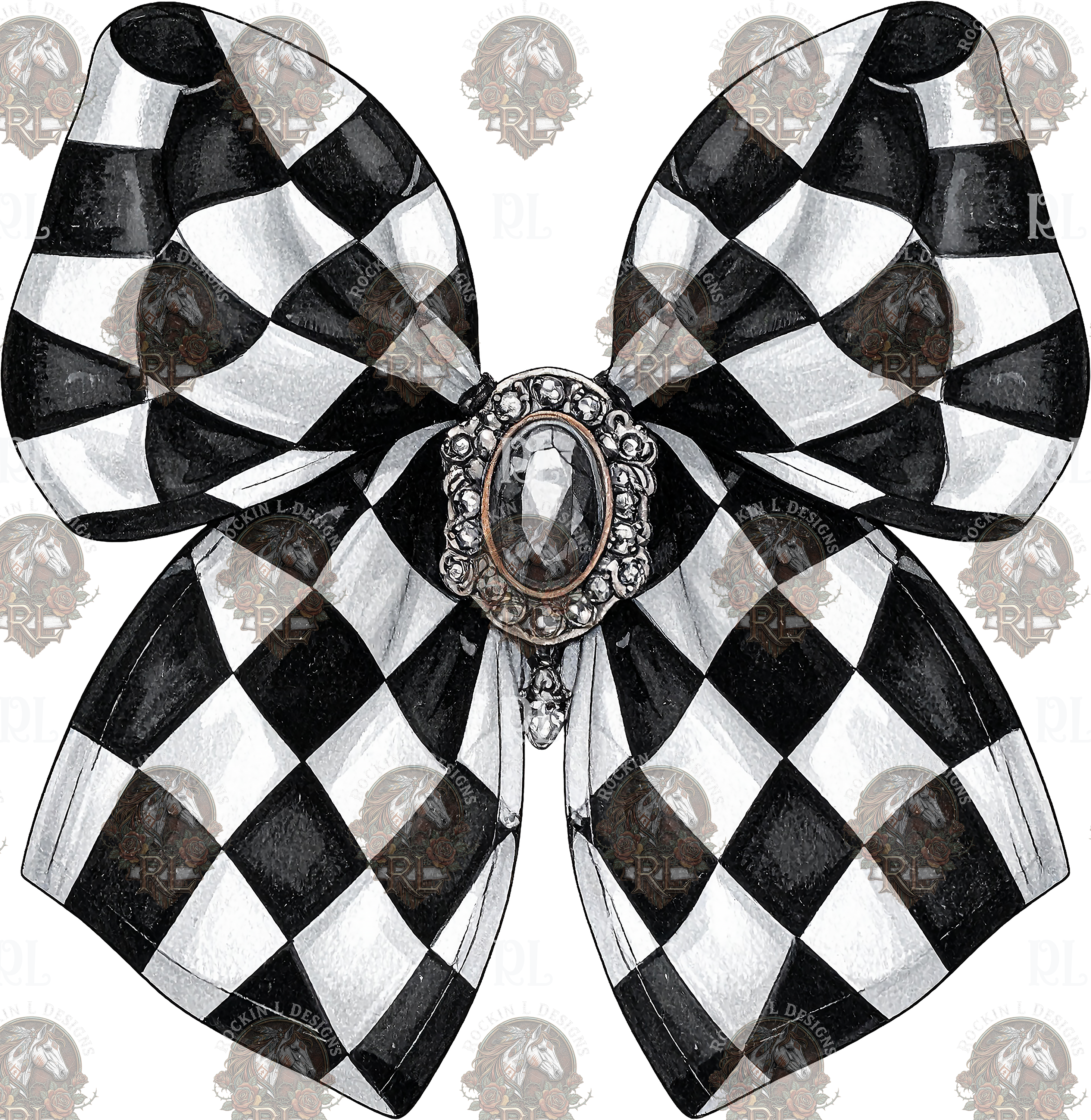 Checkered Bow 78