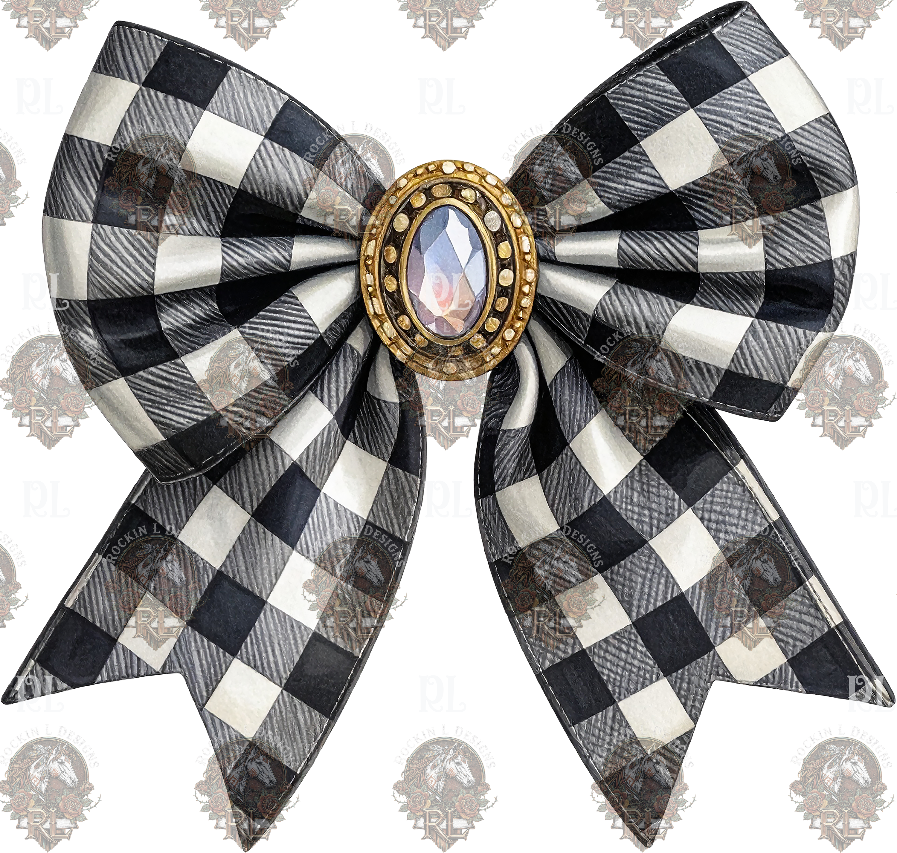Checkered Bow 94