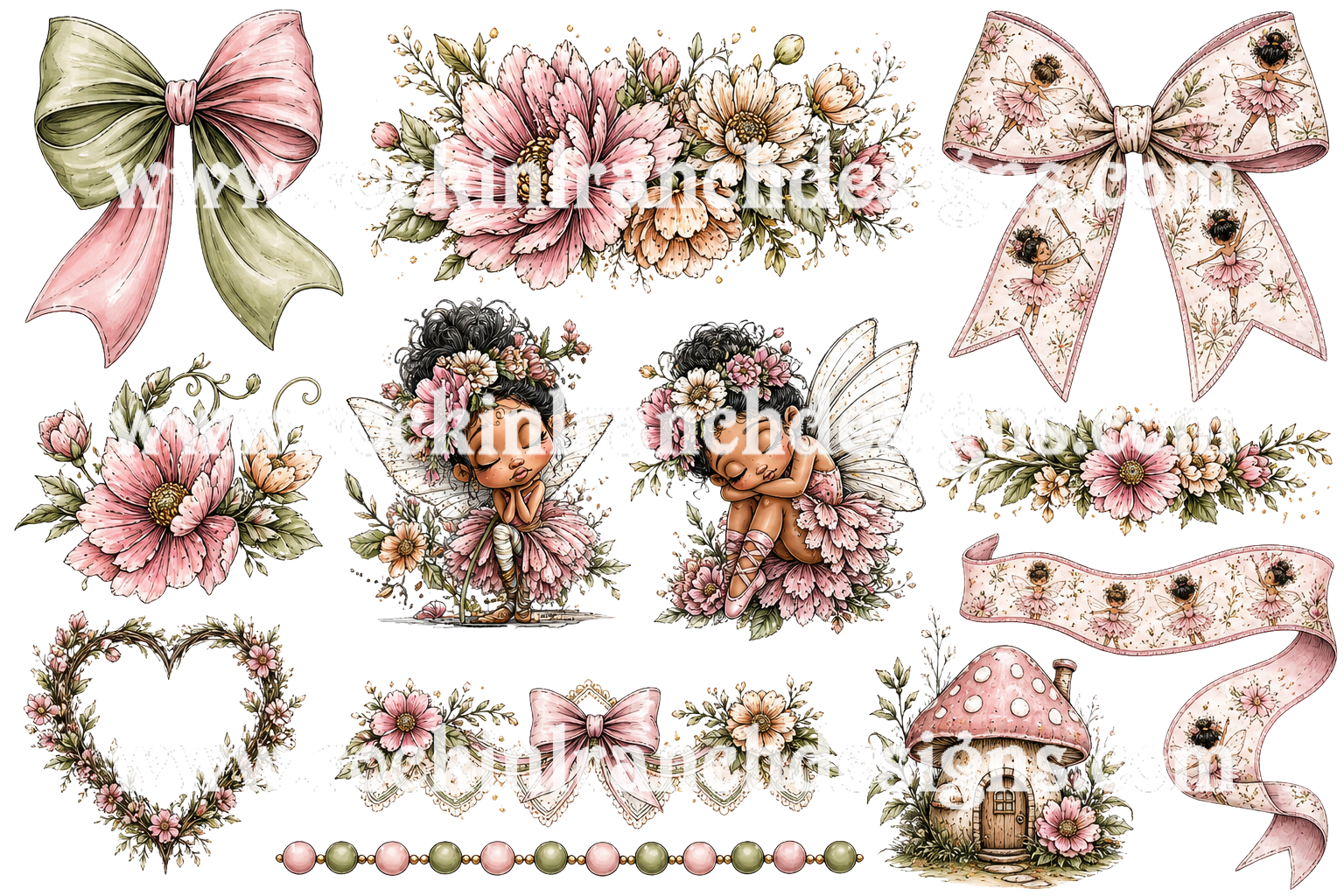Ballerina Fairy Sheet 1