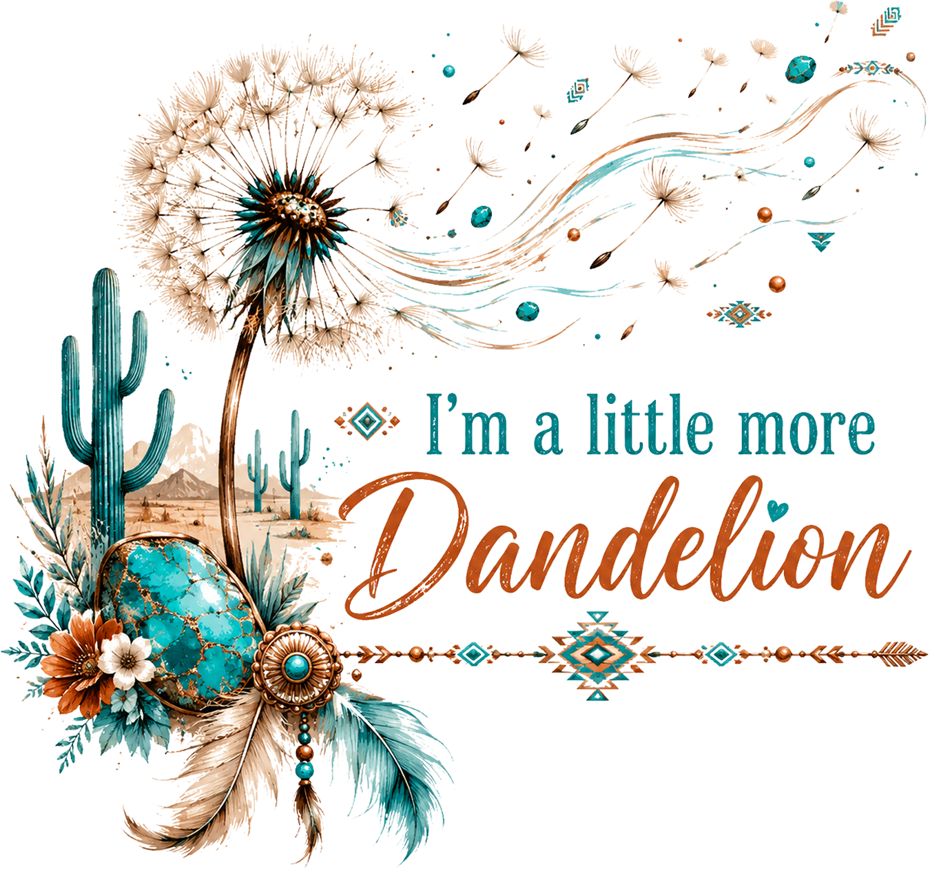 Turquoise Dandelion