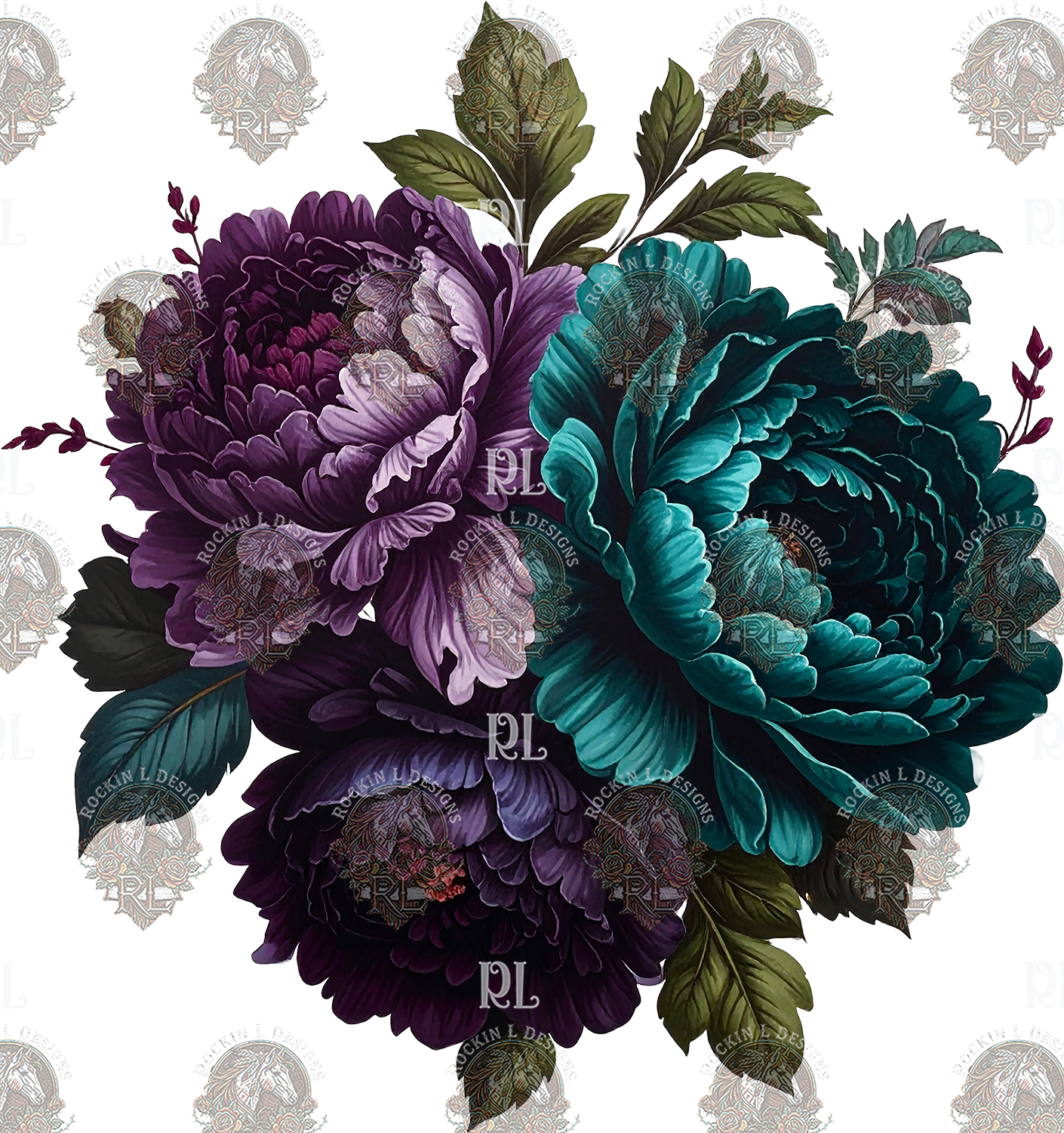 Dark Floral 617