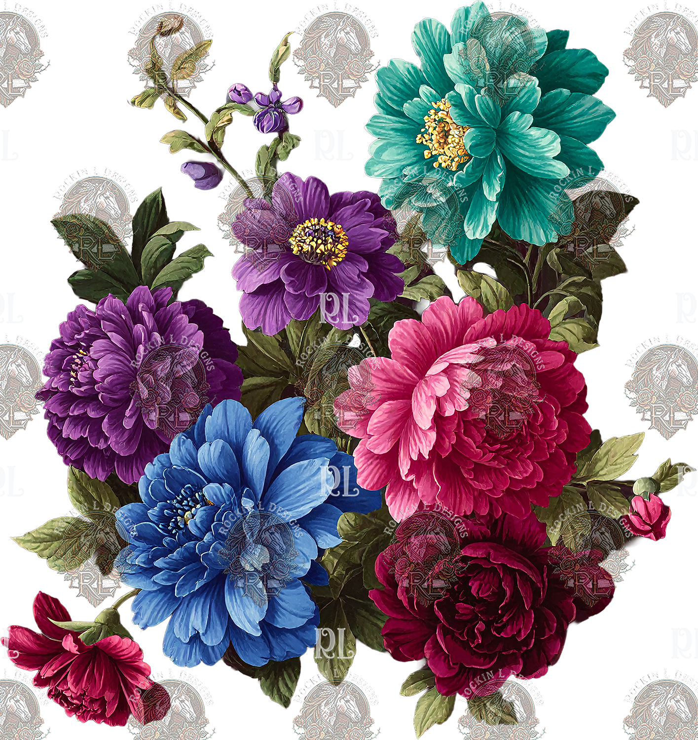Dark Floral c69