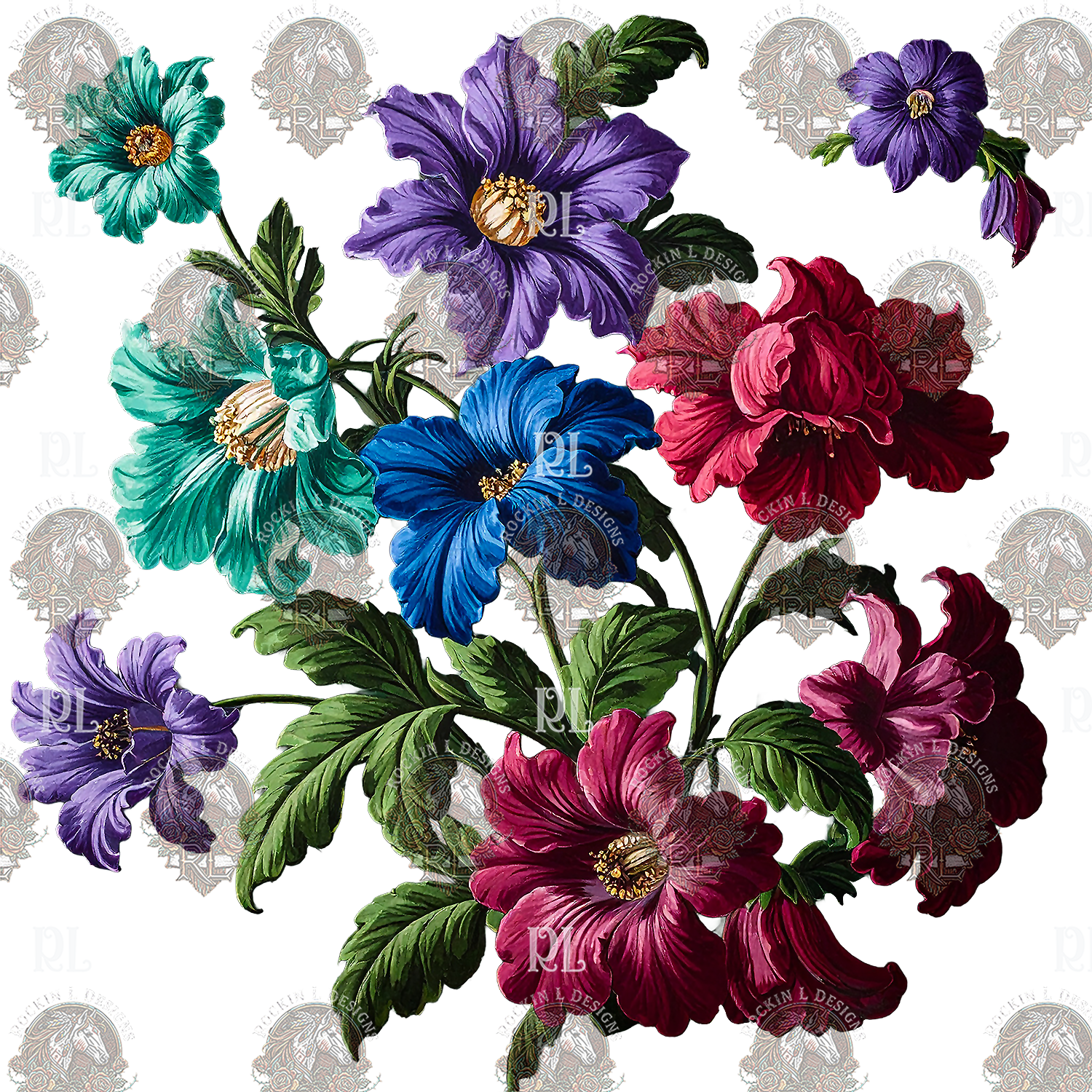 Dark Floral d57