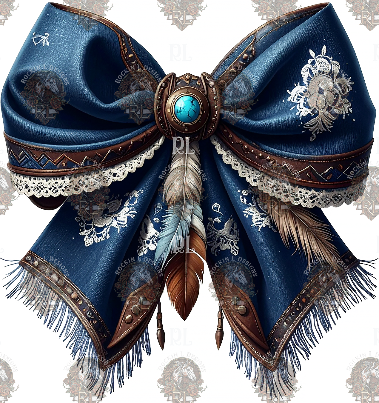 Denim Bow 291