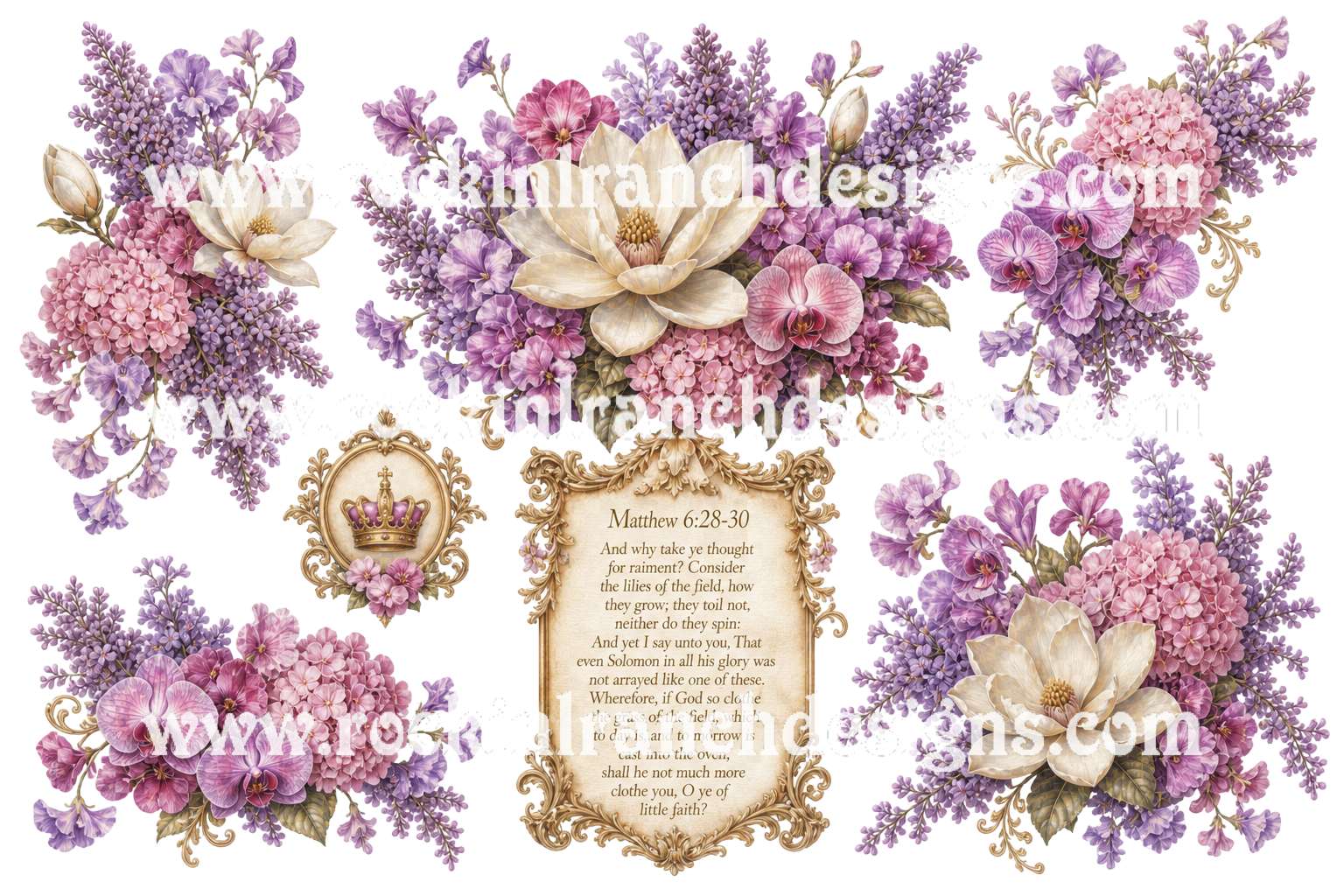 Ye of little Faith Floral 1