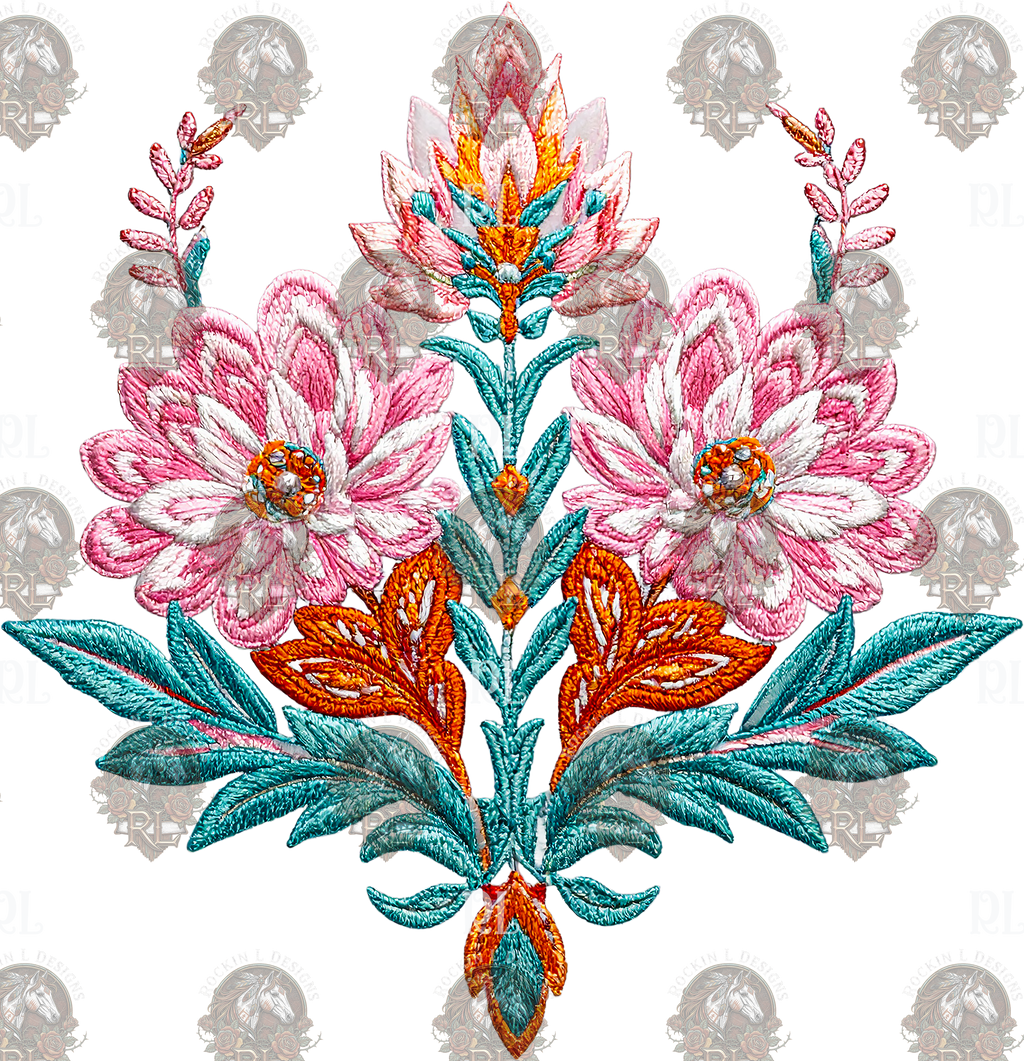Embroidered Flower 460