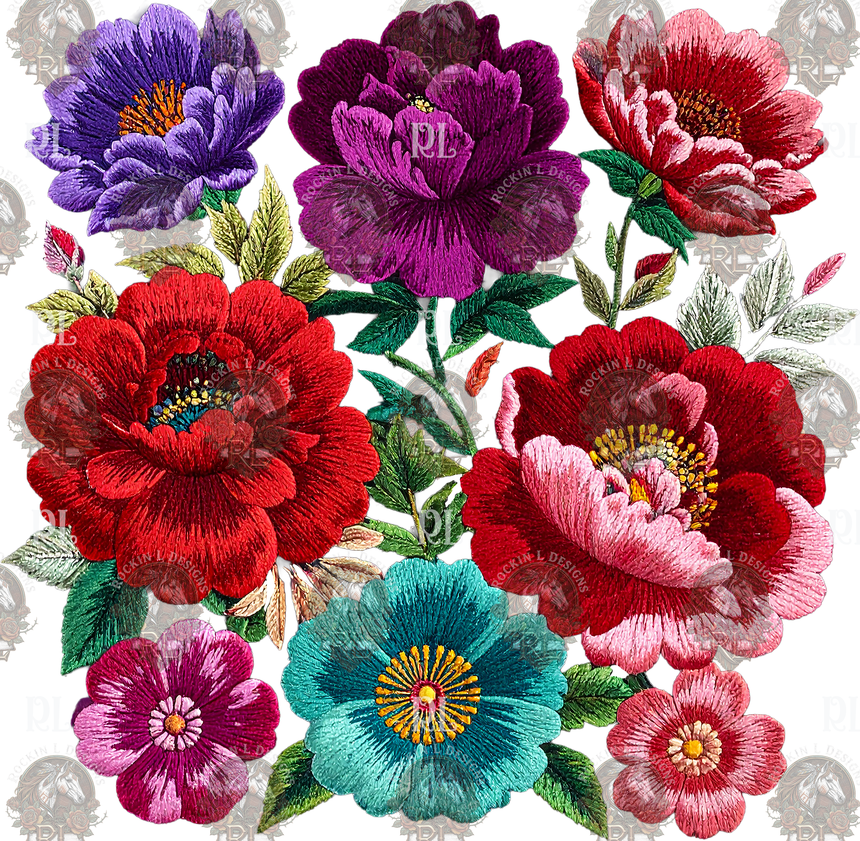 Embroided Flower 68