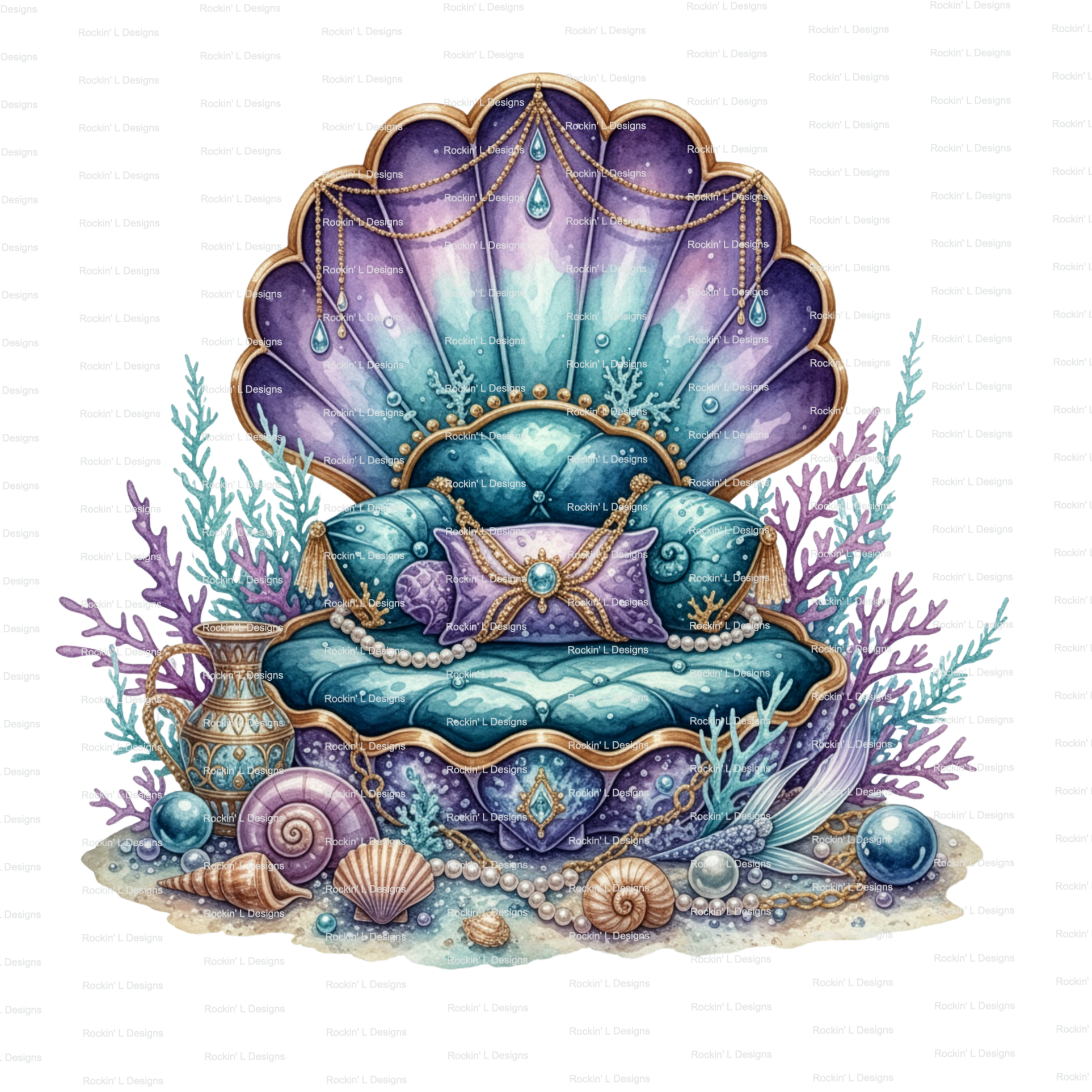 Mermaid Throne f279