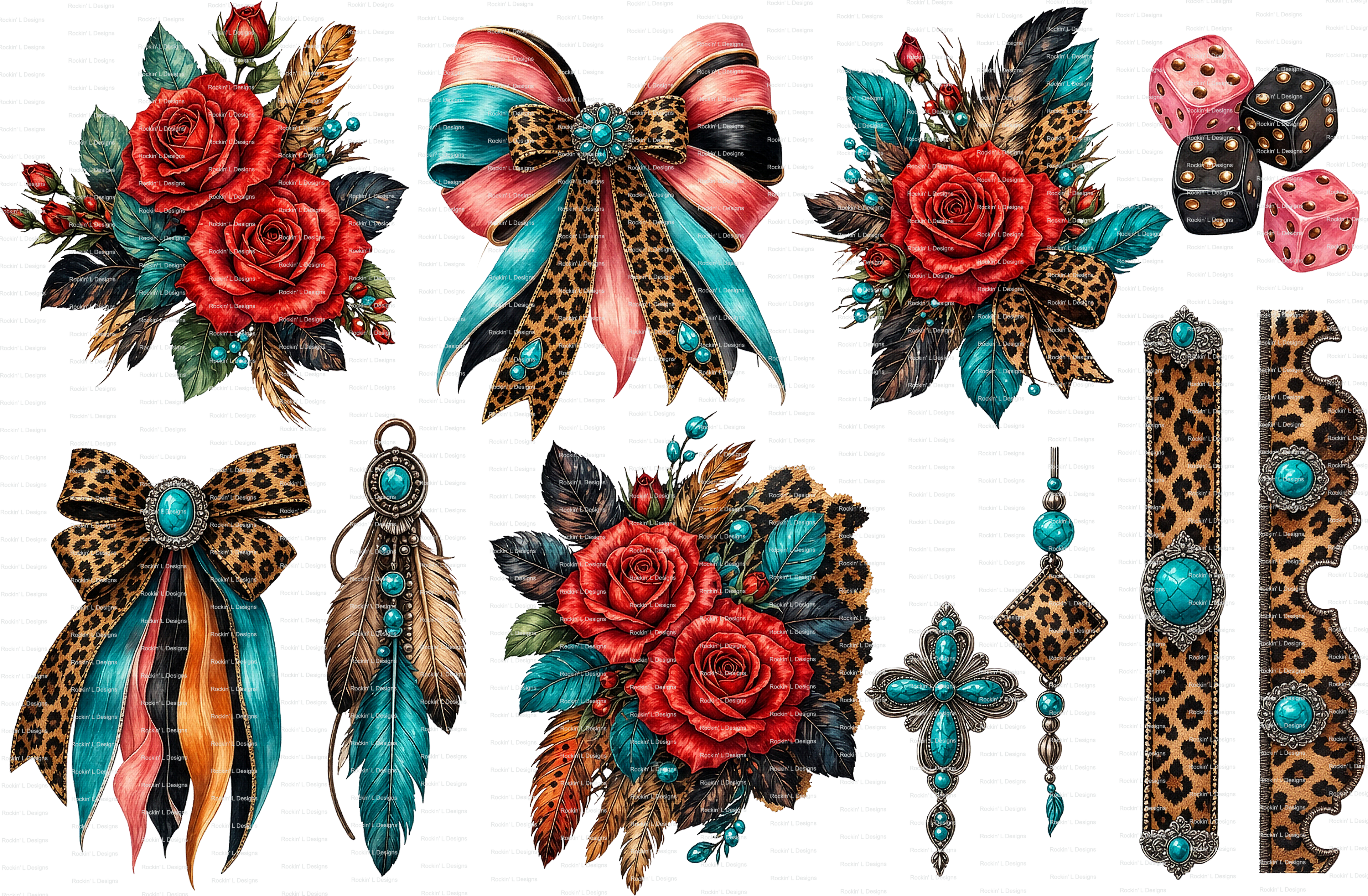 Wildfire Cowgirl Rose f527