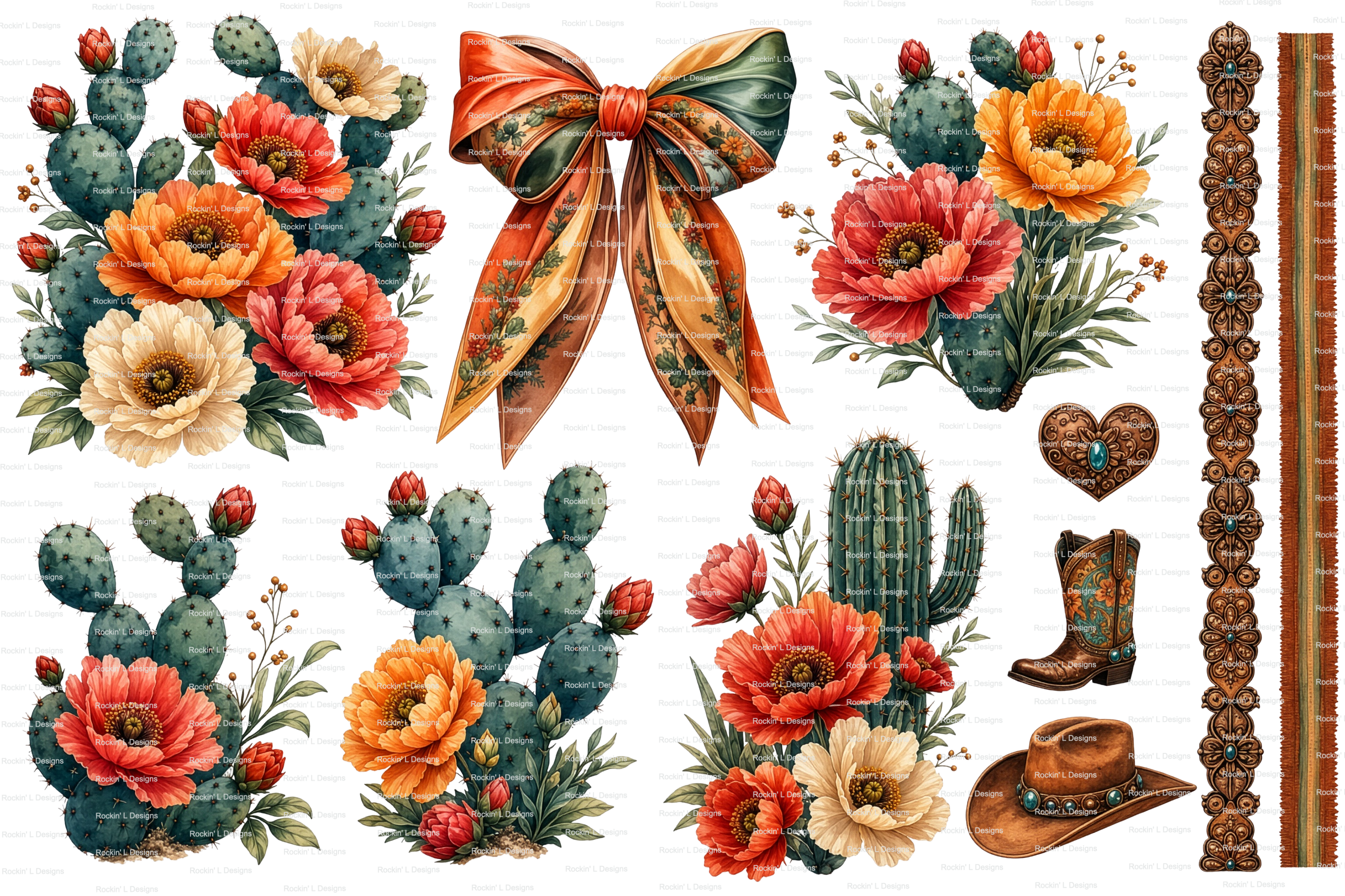 Wildfire Cactus Floral f530