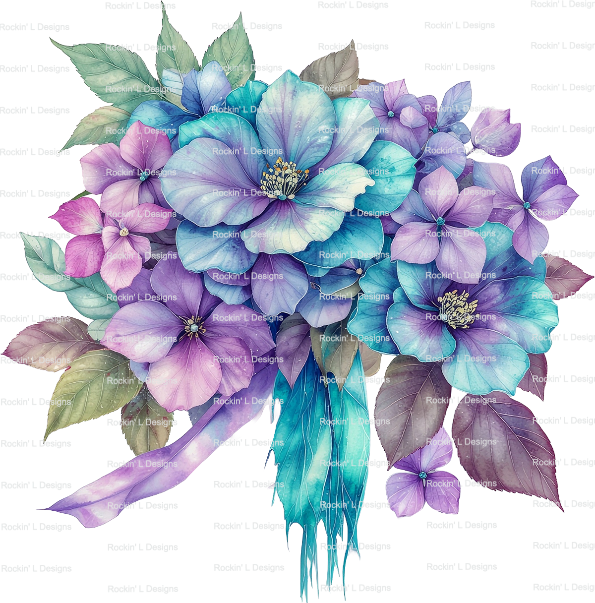 Mermaid Florals f533