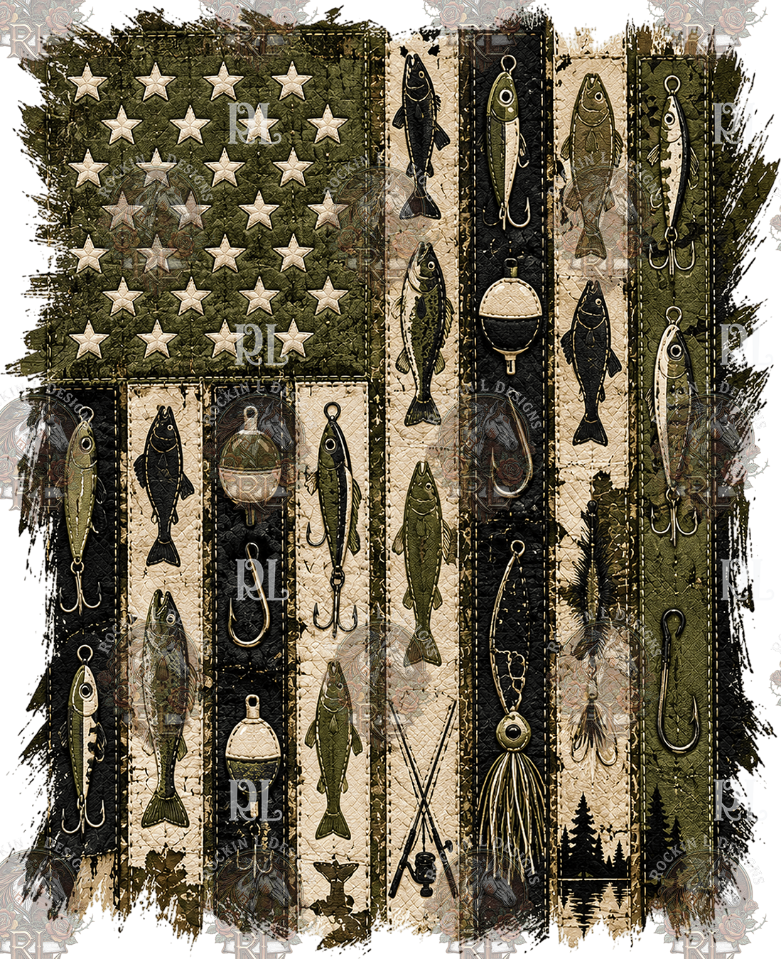 Fishing Flag c013