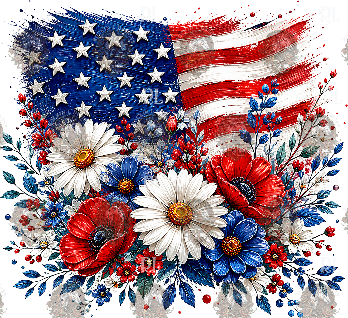 Flag & Floral 76