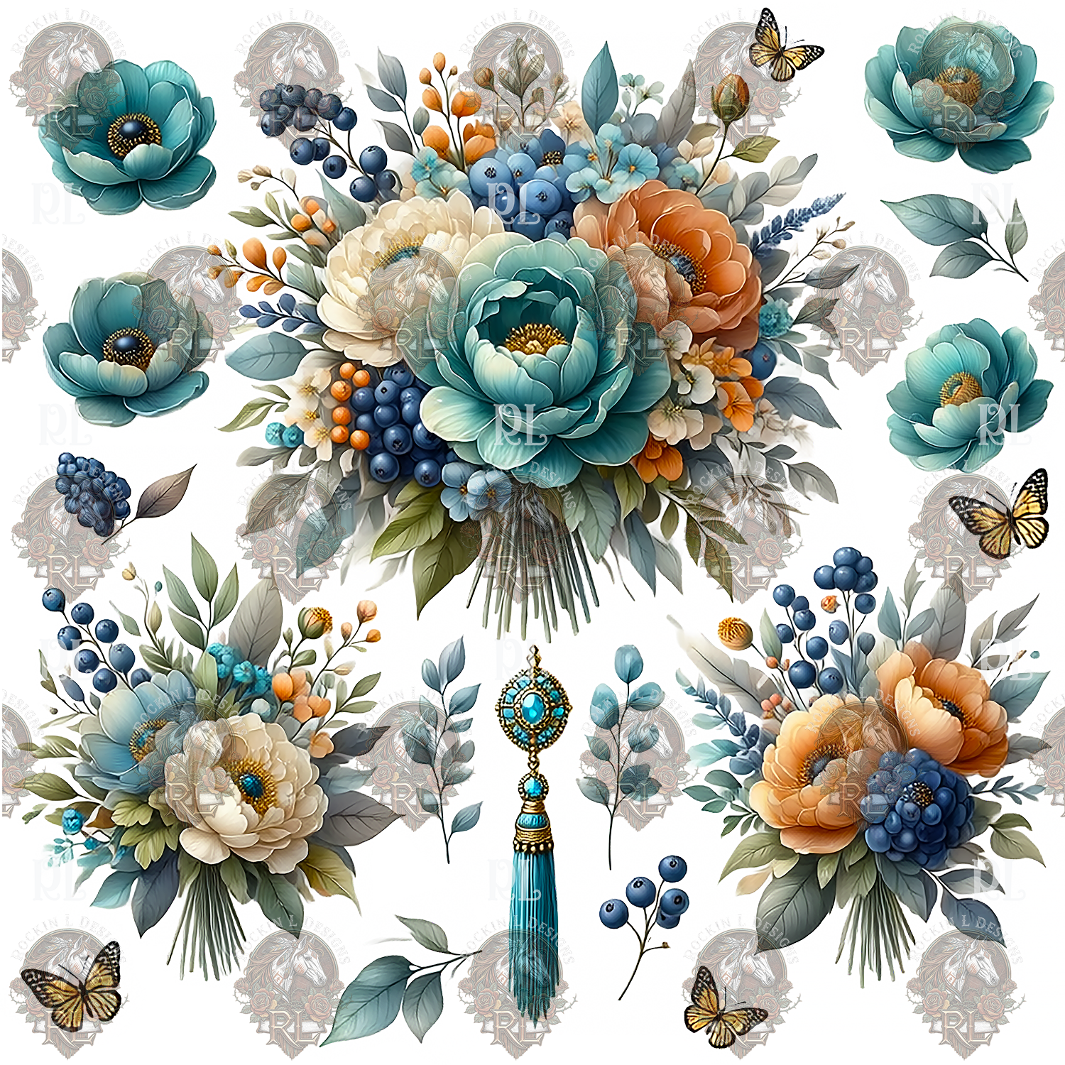 Floral Element 046