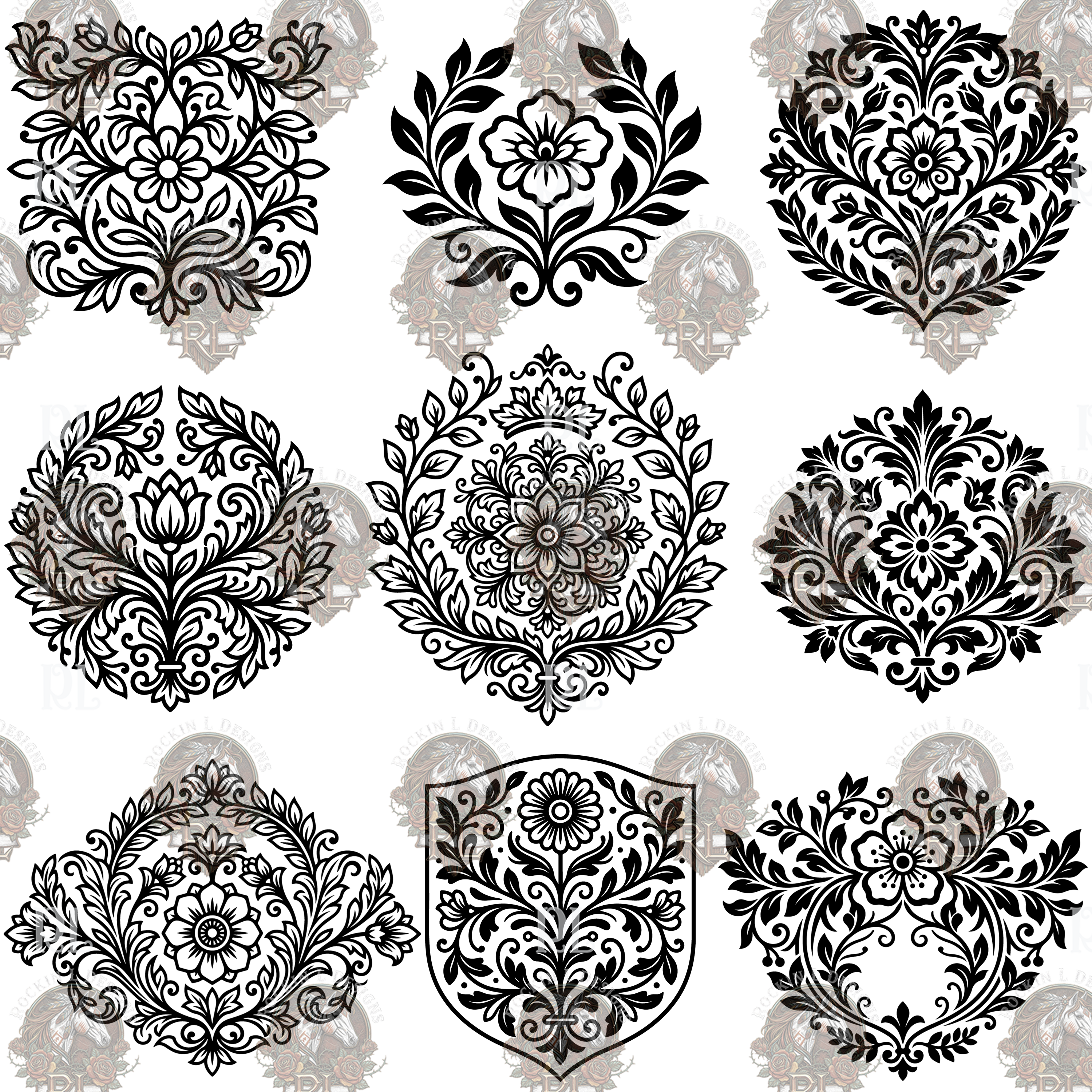 Floral Element 354
