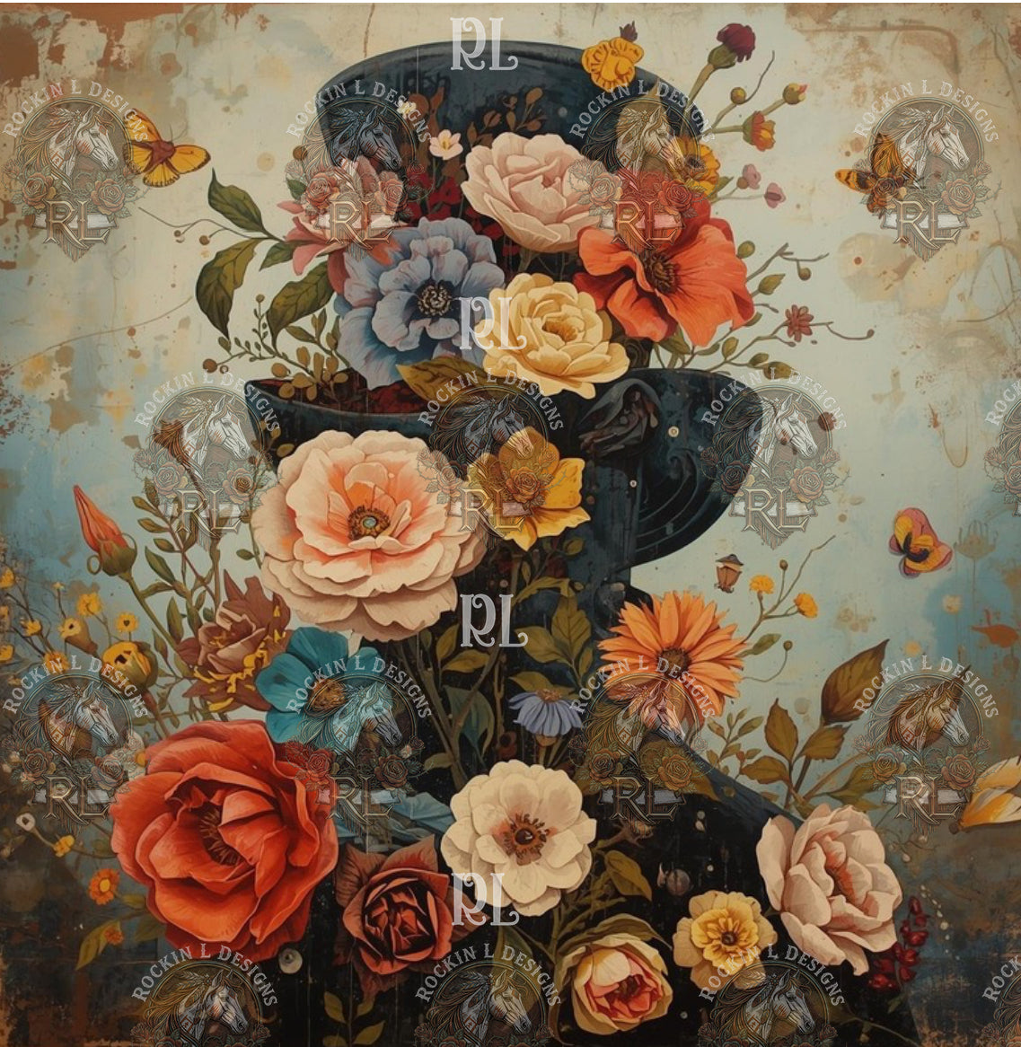 Floral Hatter 1