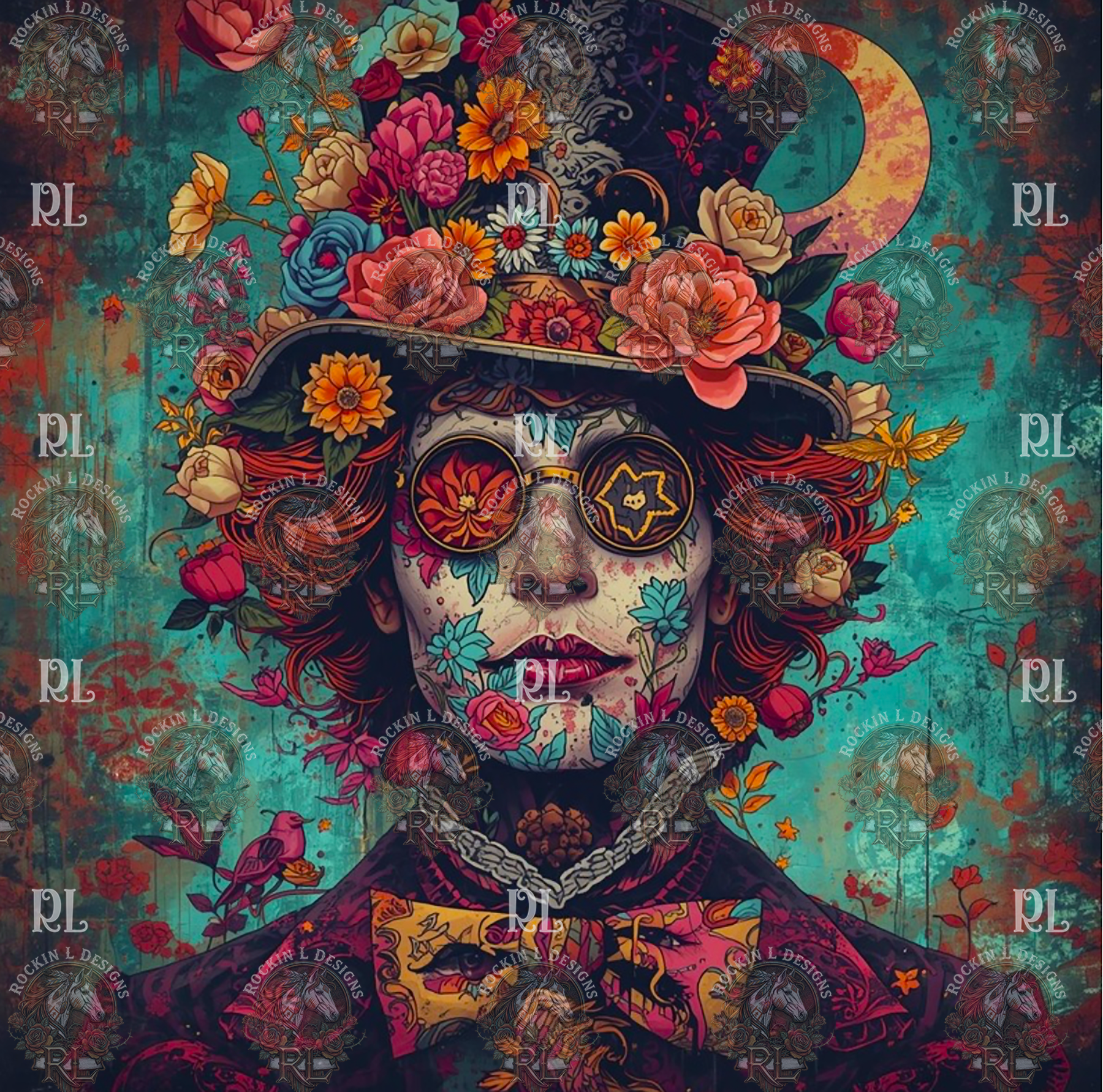 Floral Hatter 3