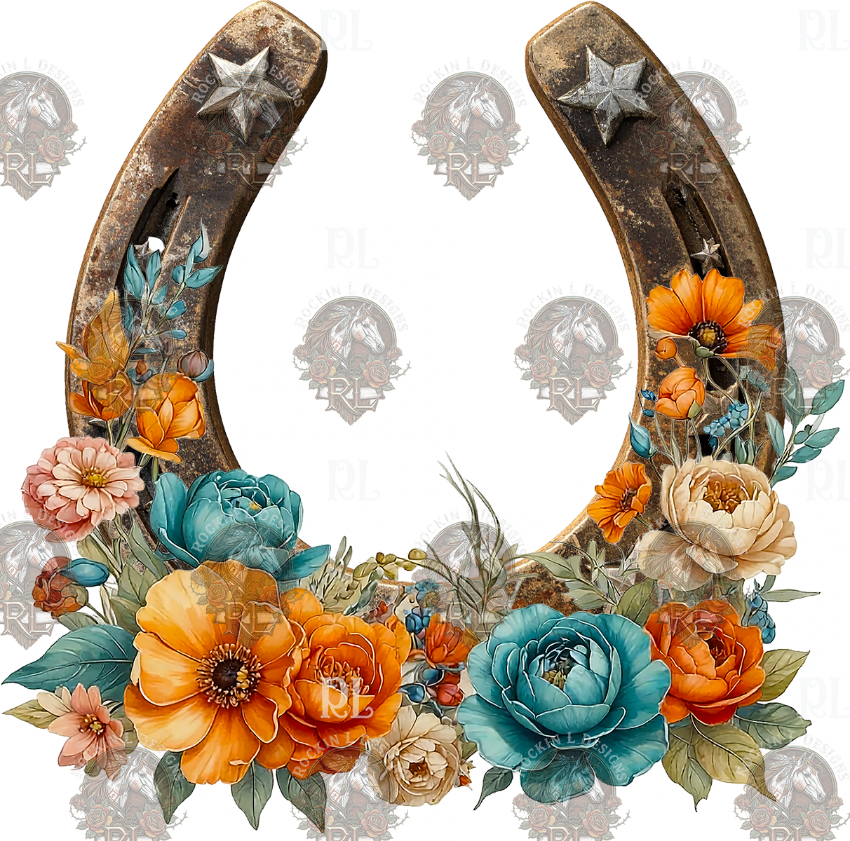 Floral Horseshoe 527