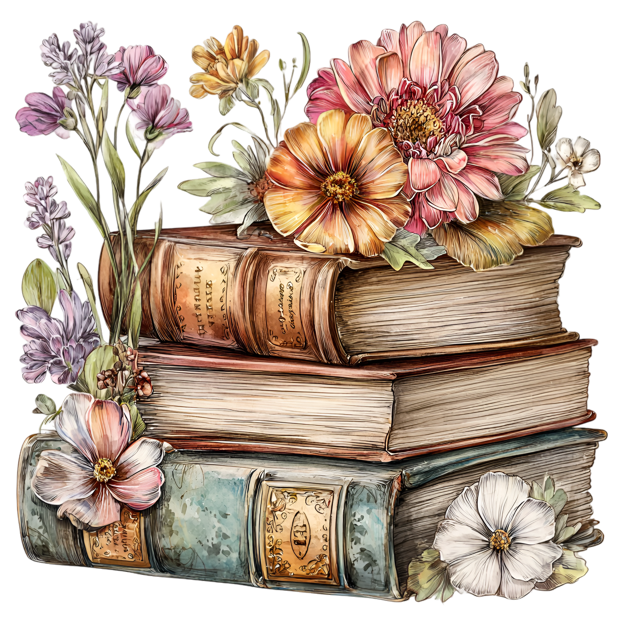 Floral Books 12