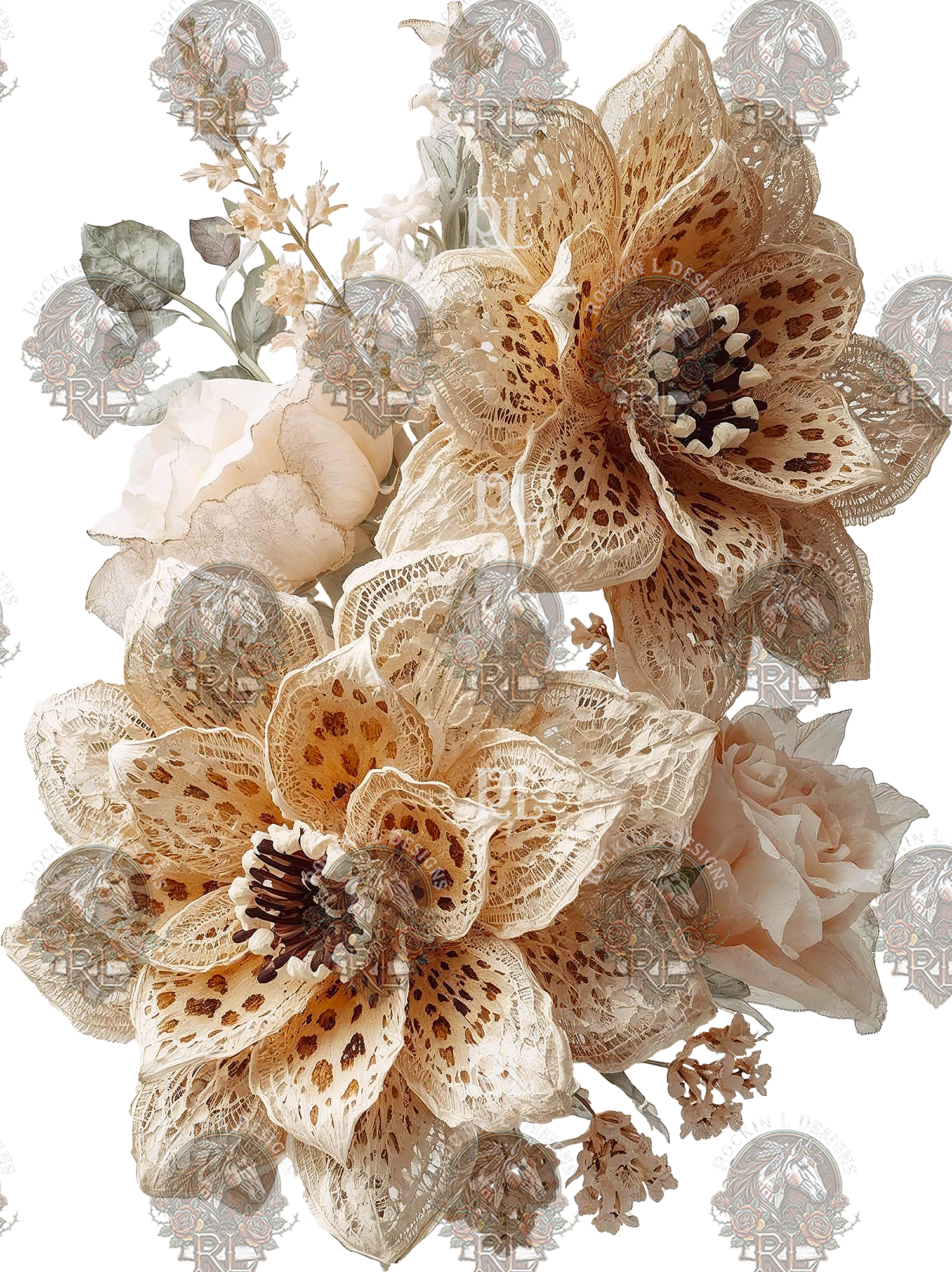 Lace Flowers 1