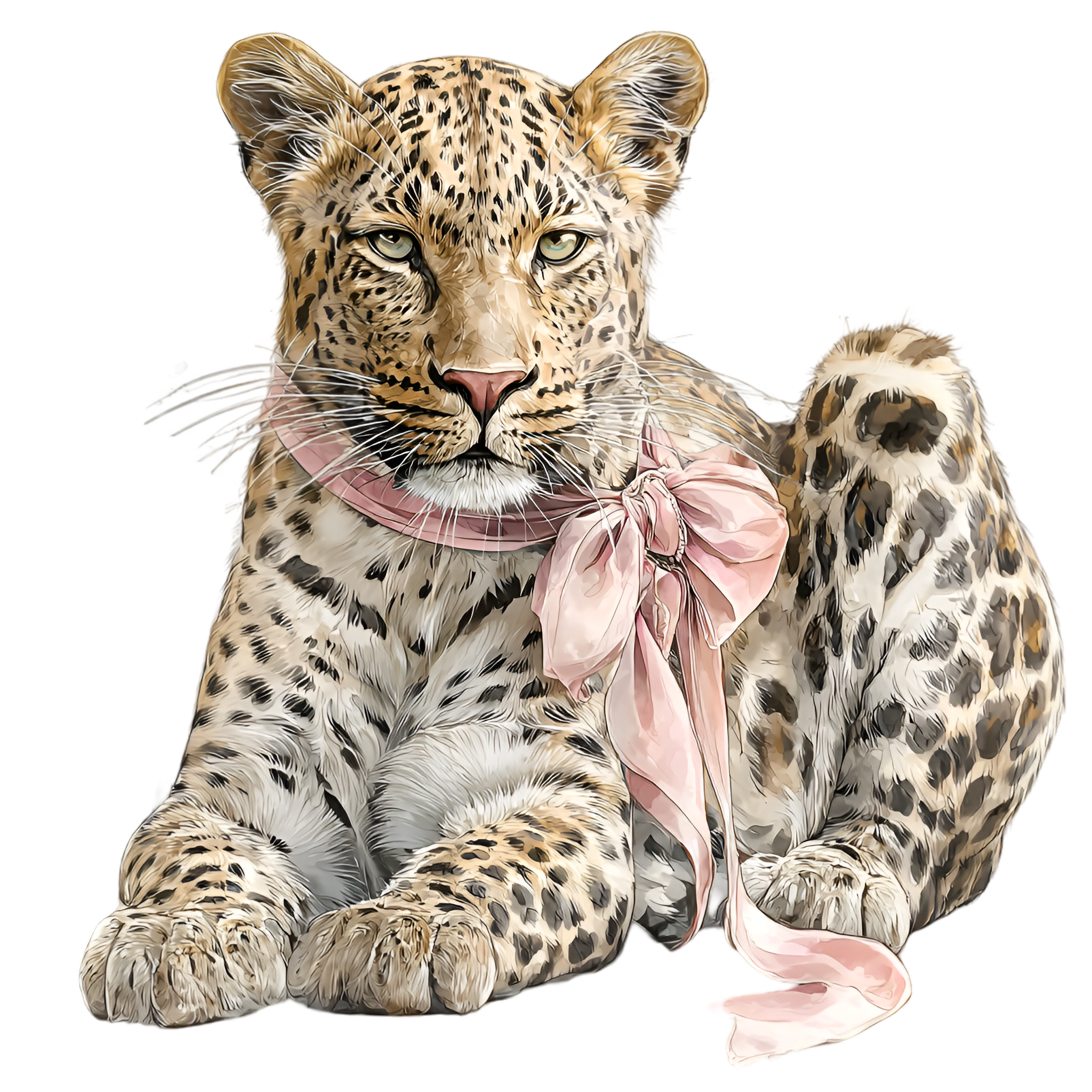Leopard Pink Bow