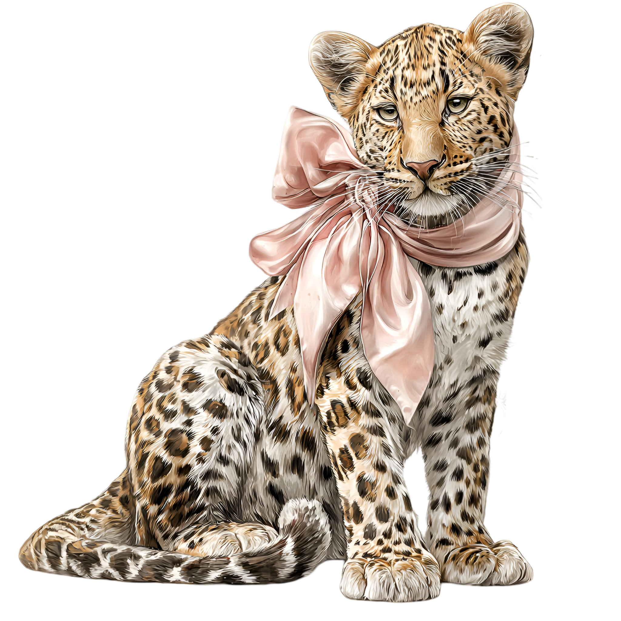 Leopard Pink Bow 39