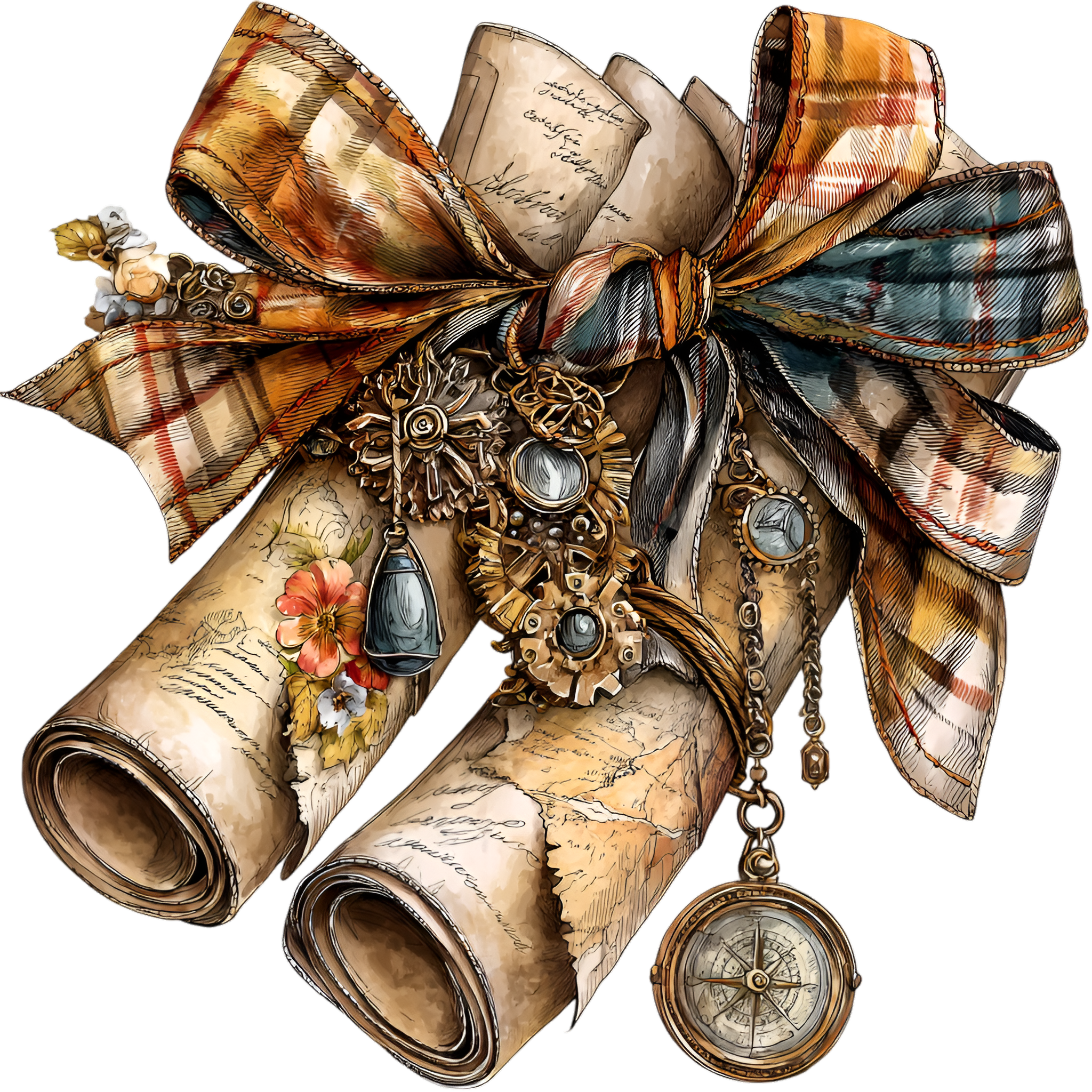 Old Map Scrolls 10