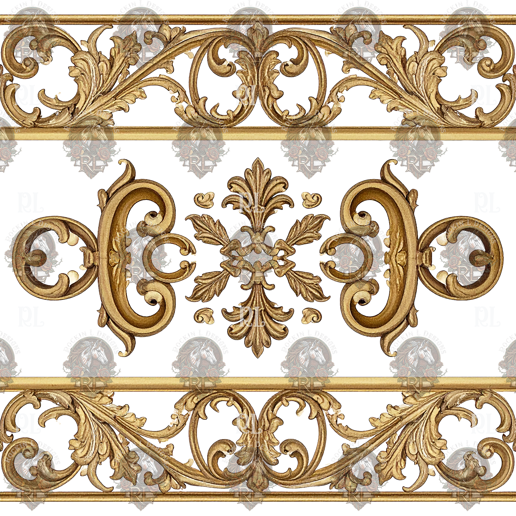 Ornate Golden Element 06f