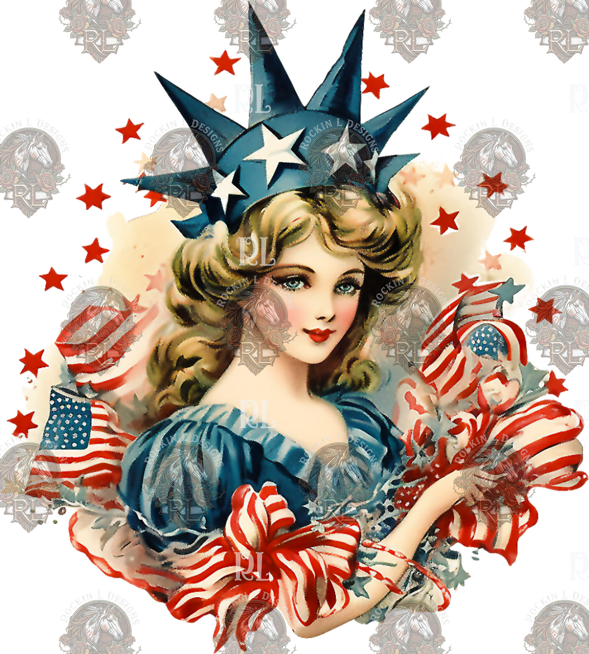 Patriotic Liberty Pin-Up 75