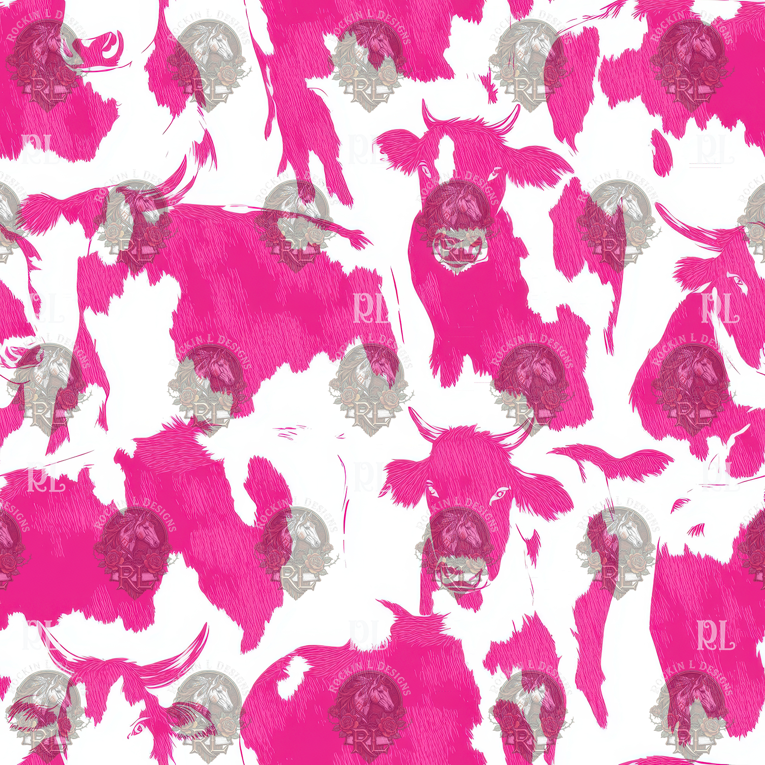 Pink Cow Camo 326