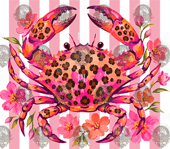 Pink Striped Crab 22