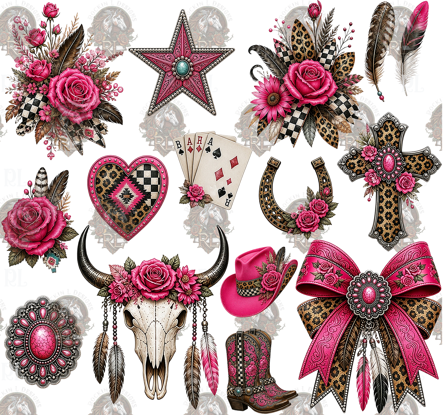Pink Western f50