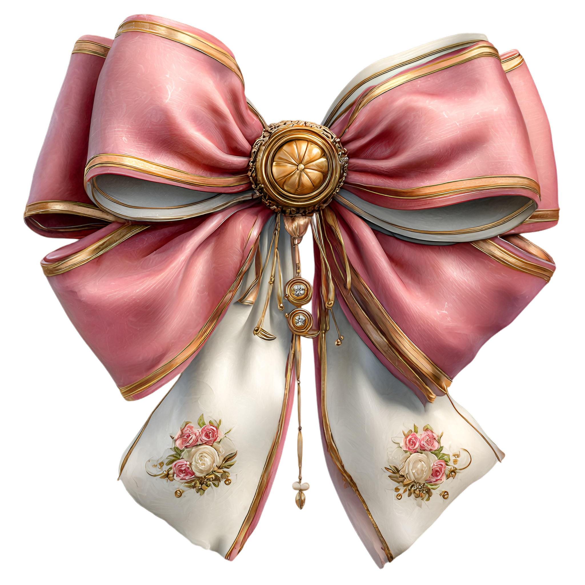 Pink Shabby Bow 88