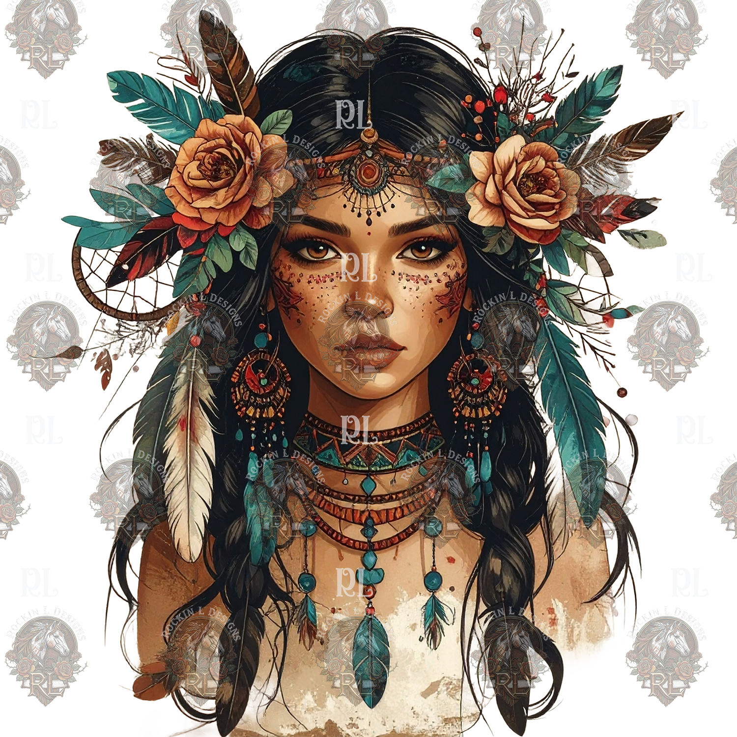 WIldfire Native Woman f661