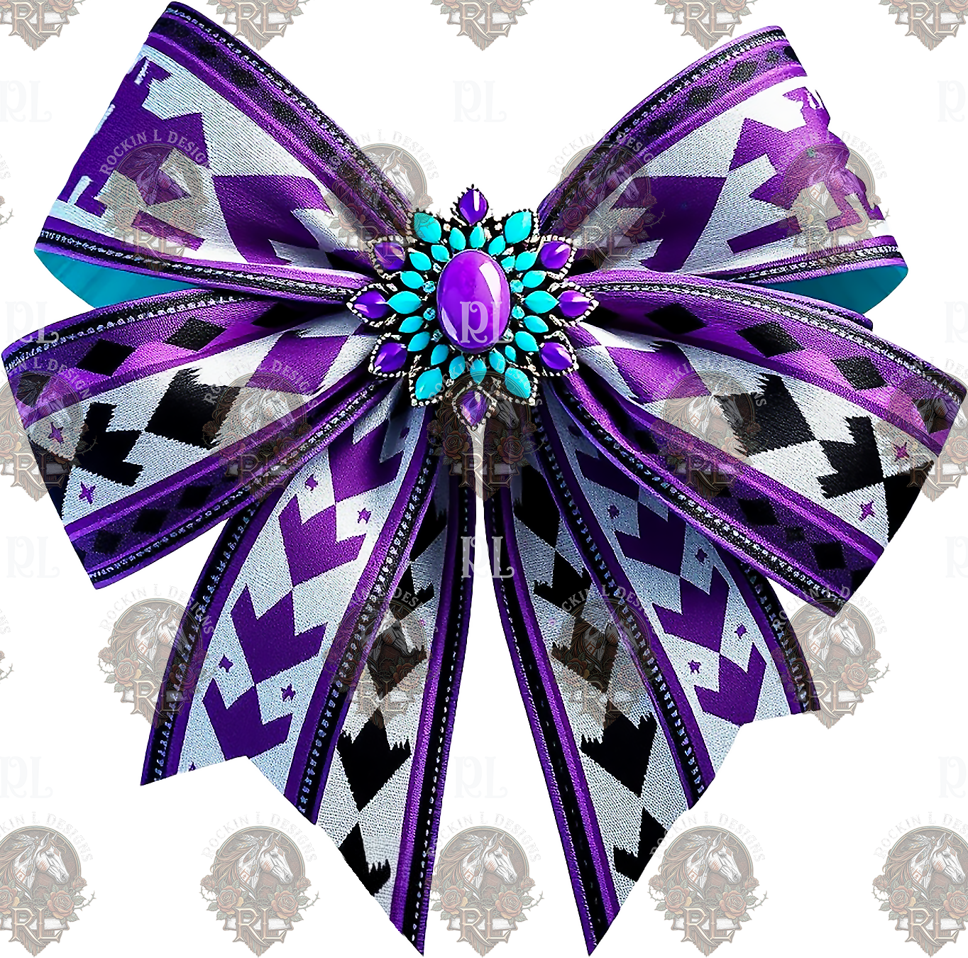 Western bow purple 16