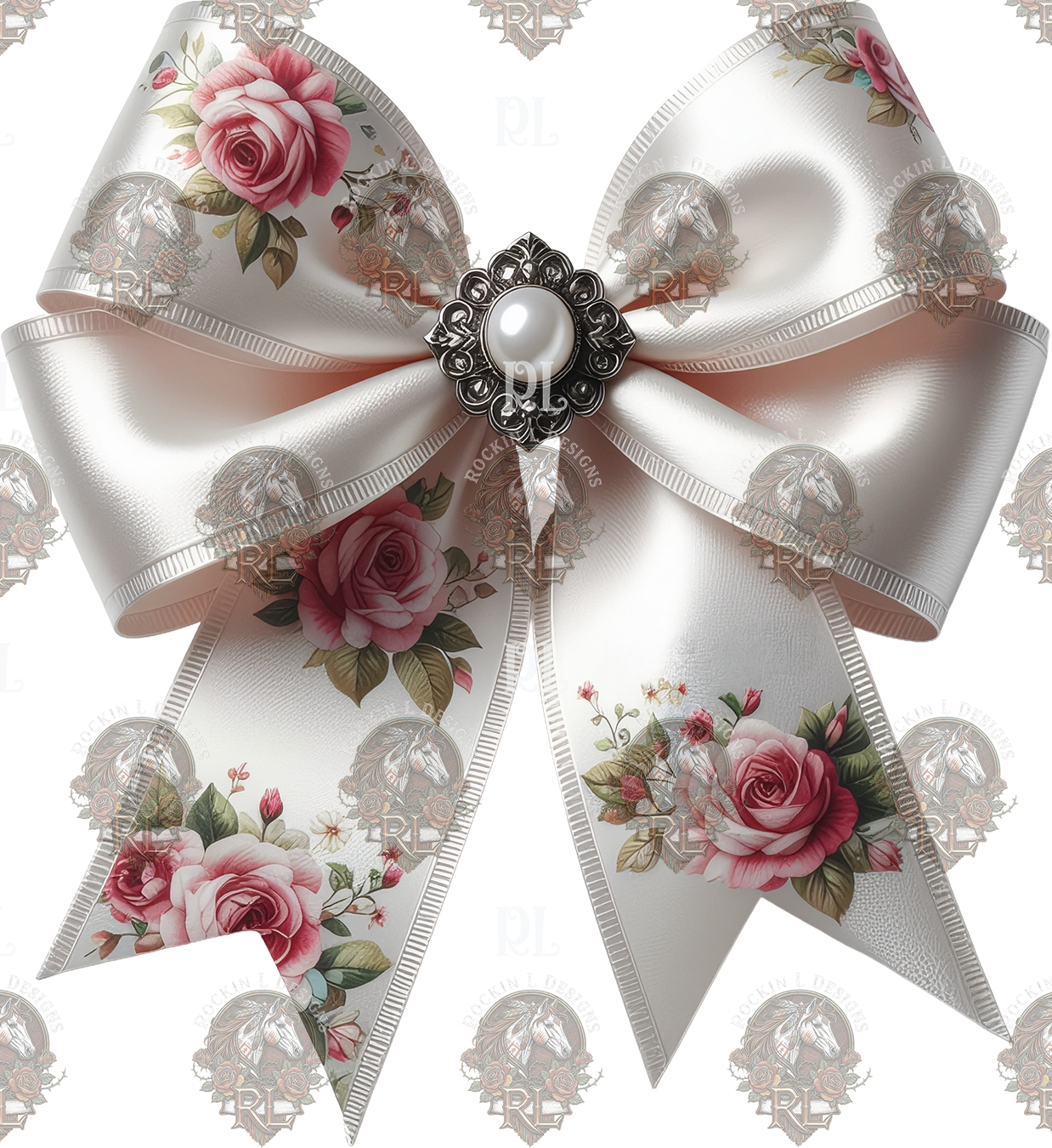 White Rose Bow 952c